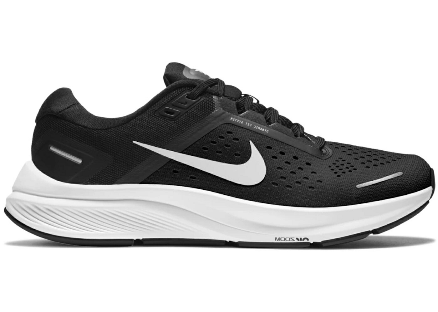 ナイキ ズーム 黒色 ブラック 白色 ホワイト WOMEN'S スニーカー レディース NIKE AIR ZOOM STRUCTURE 23 BLACK WHITE (WOMEN'S) / BLACK WHITE ANTHRACITE