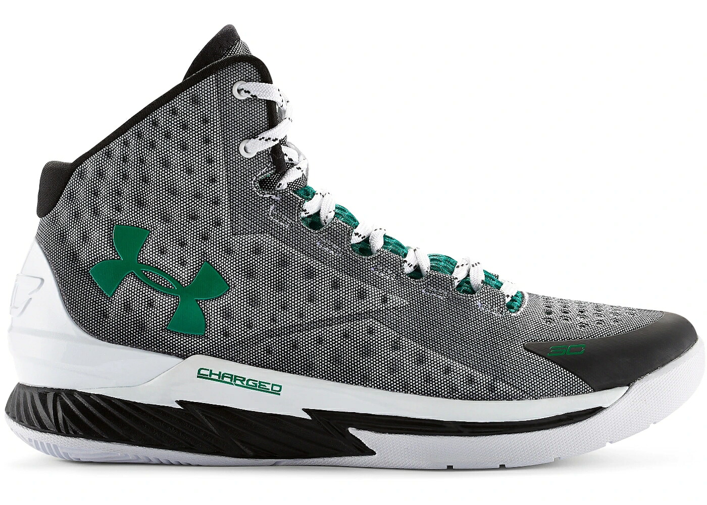 カリー ゴルフ 白色 ホワイト 黒色 ブラック アンダーアーマー スニーカー メンズ UNDER ARMOUR UA CURRY 1 GOLF / WHITE BLACK PERSIAN|スニケス
