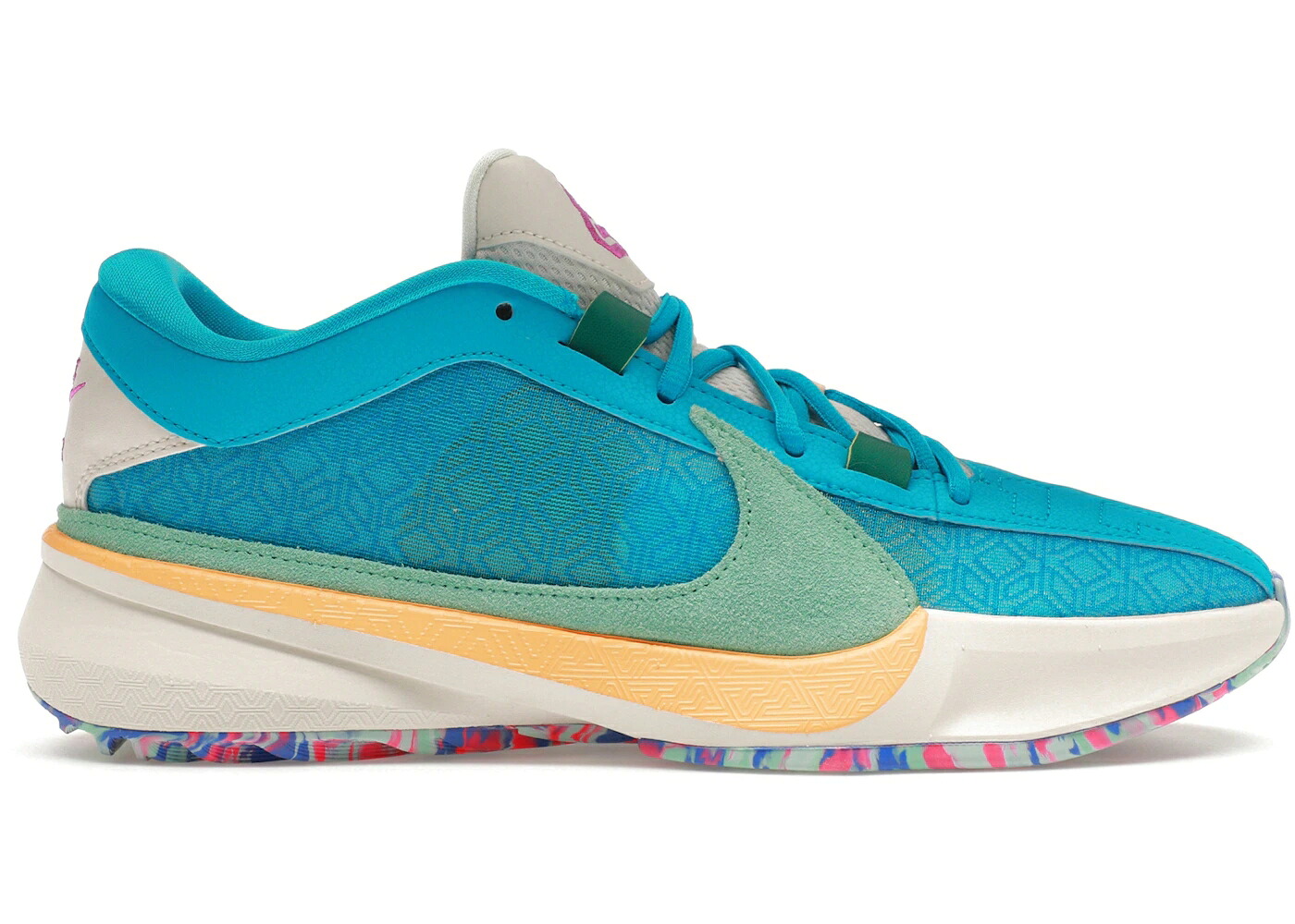 ナイキ ズーム 青色 ブルー ライトニング ライズ ズームフリーク スニーカー メンズ NIKE ZOOM FREAK 5 GREECE X NIGERIA / BLUE LIGHTNING EMERALD RISE