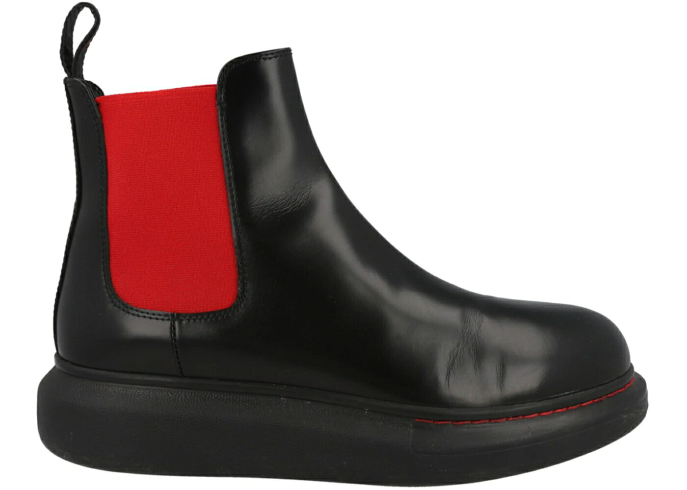 アレキサンダーマックイーン レザー ブーツ 黒色 ブラック チェルシーブーツ WOMEN'S スニーカー レディース ALEXANDER MCQUEEN ALEXANDER MCQUEEN LEATHER CHELSEA BOOT BLACK (WOMEN'S) /|スニケス