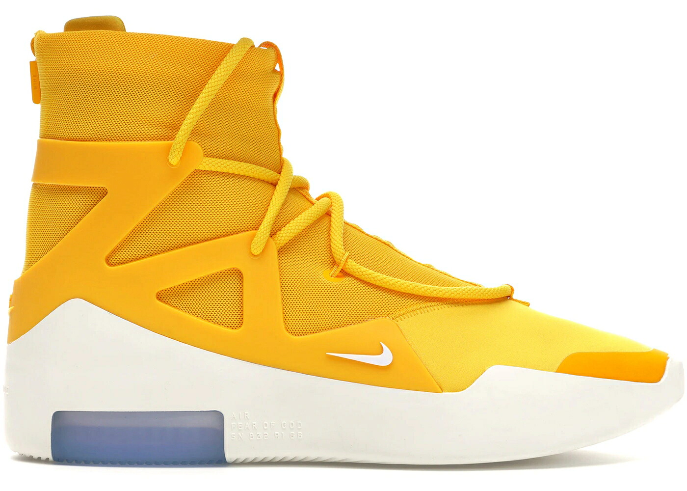 ナイキ 黄味がかった 黄色 白いこと 白いこと フィアーオブゴッド スニーカー メンズ NIKE AIR FEAR OF GOD 1 YELLOW / AMARILLO AMARILLO WHITE