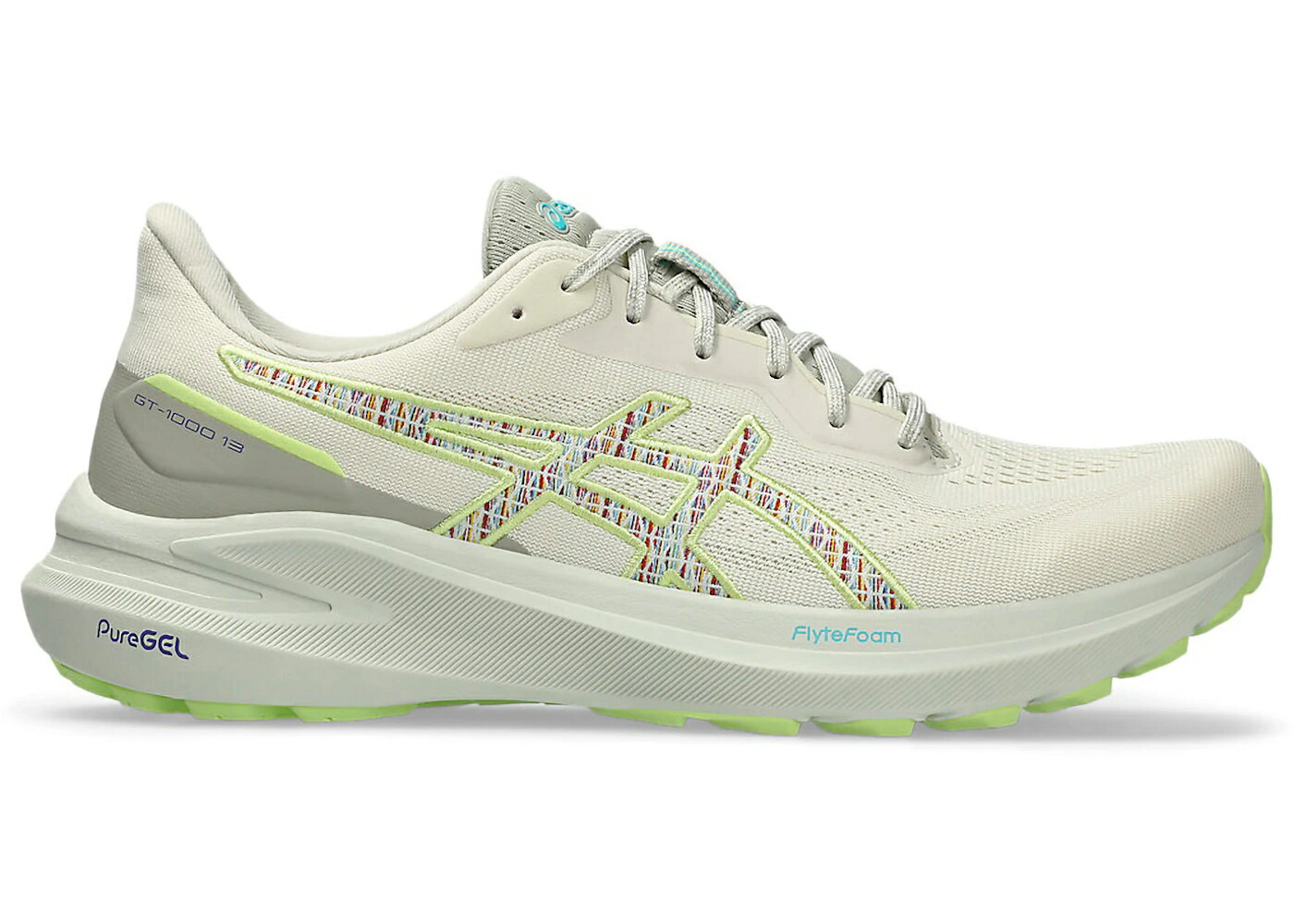 アシックス サーティーン ライム 緑 グリーン スニーカー メンズ ASICS GT-1000 13 TR NATURE BATHING LIME GREEN / NATURE BATHING LIME GREEN