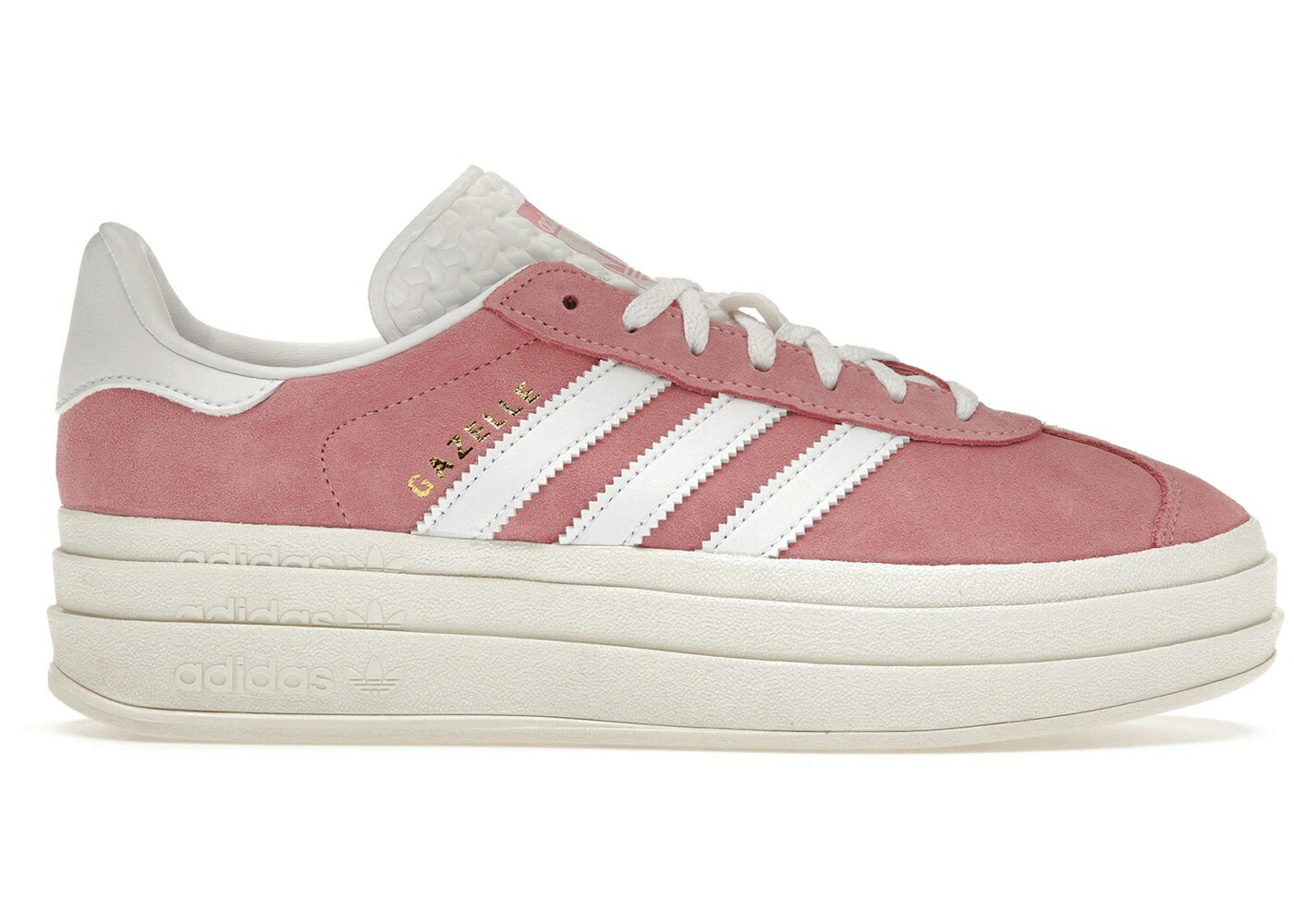 アディダス ガゼル ピンク 白色 ホワイト コア WOMEN'S スニーカー レディース ADIDAS GAZELLE BOLD SUPER POP PINK (WOMEN'S) / SUPER POP CLOUD WHITE CORE WHITE