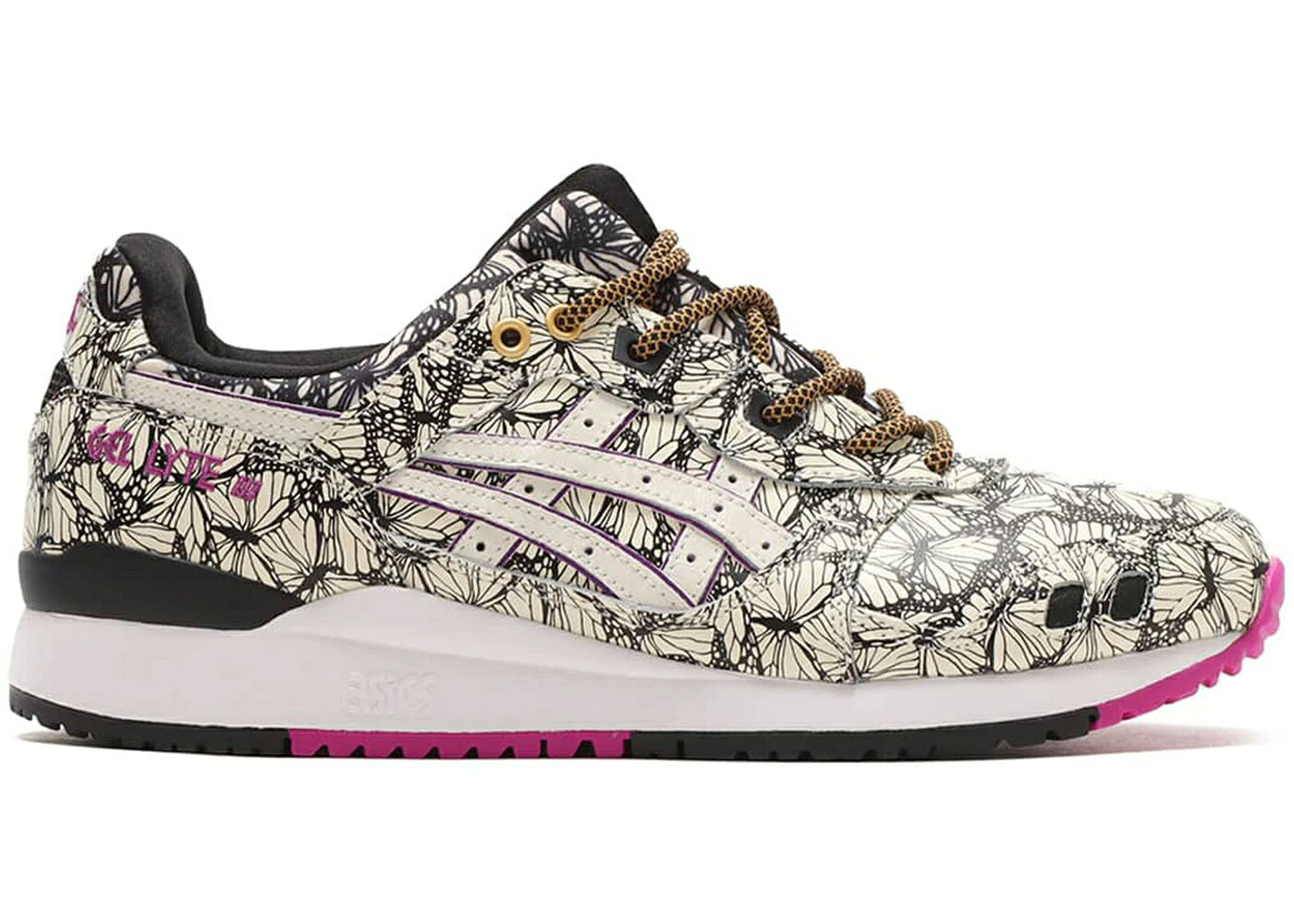 アシックス ゲルライト クリーム スニーカー メンズ ASICS GEL-LYTE III OG ATMOS ANNA SUI / CREAM ORCHID|スニケス