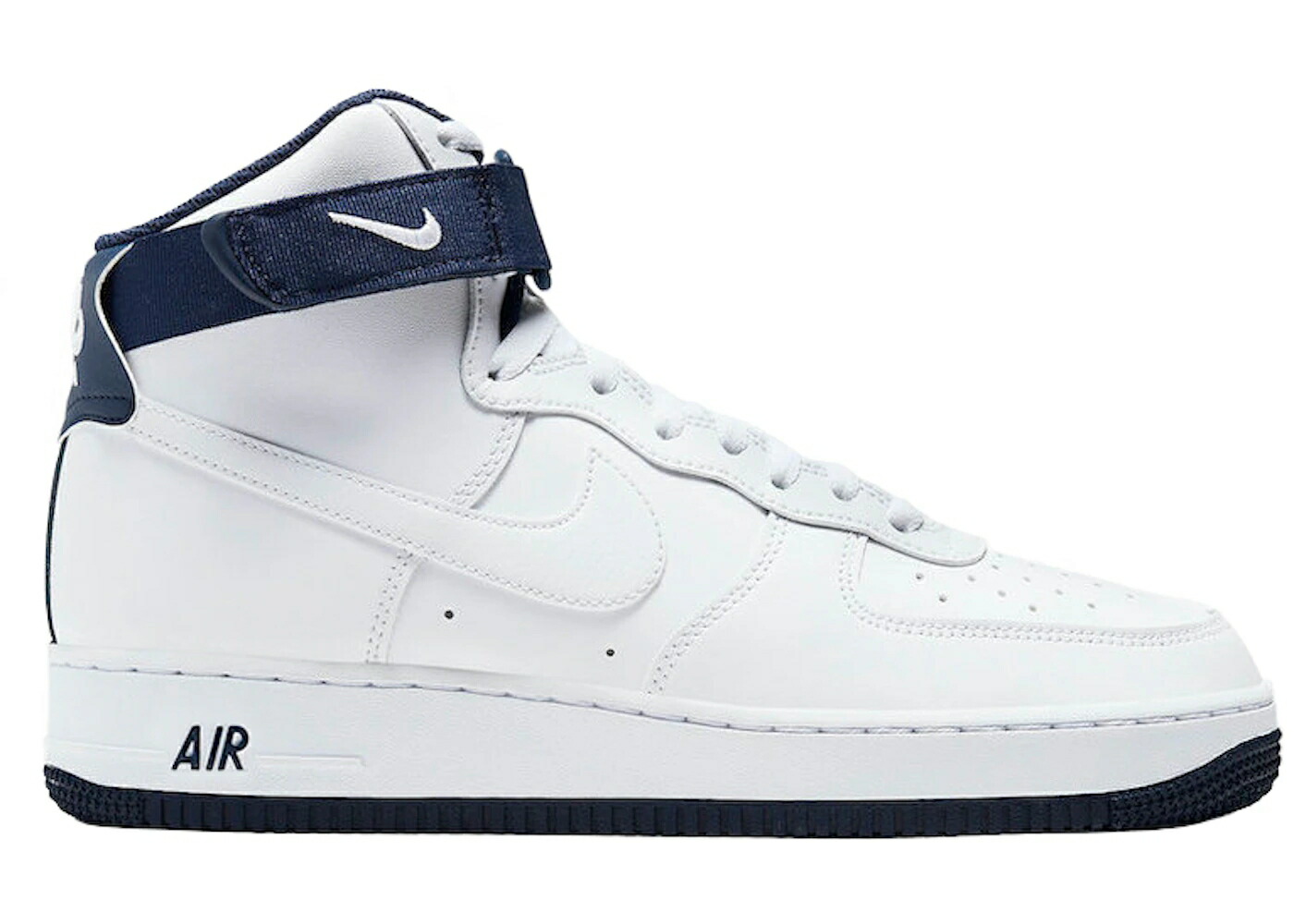 ナイキ ハイ 白色 ホワイト 紺色 ネイビー エアフォース \'07 スニーカー メンズ NIKE AIR FORCE 1 HIGH 2 WHITE MYSTIC NAVY / WHITE WHITE MYSTIC NAVY