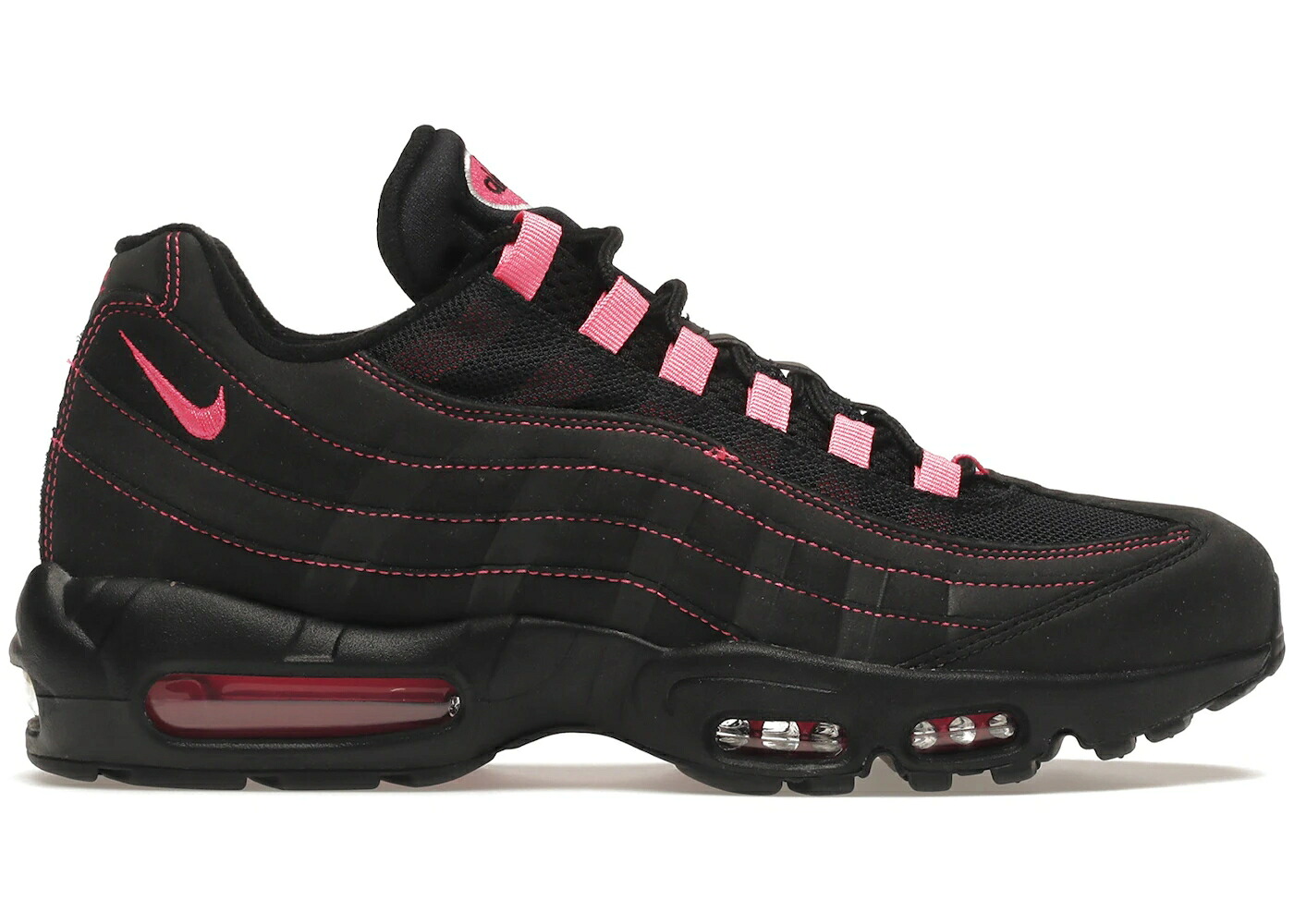 ナイキ マックス 黒色 ブラック ピンク エアマックス スニーカー メンズ NIKE AIR MAX 95 BLACK PINK / BLACK PINK|スニケス