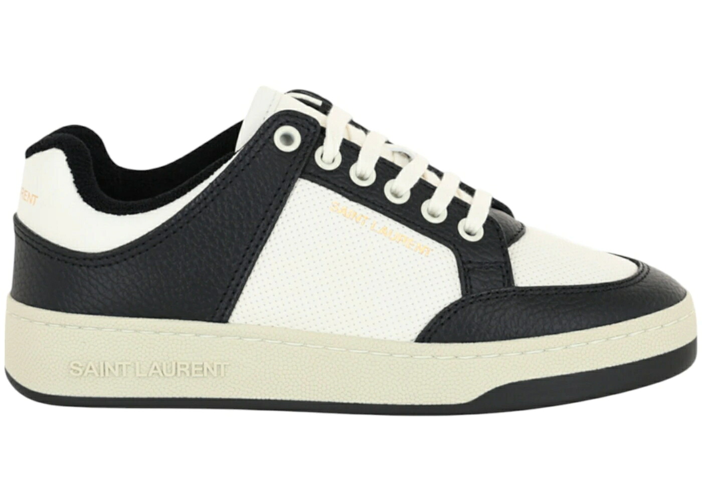 サンローラン なめし革 白いこと 白いこと WOMEN\u0027S スニーカー レディース SAINT LAURENT SAINT LAURENT SL/61 PERFORATED LEATHER WHITE (WOMEN\u0027S) /