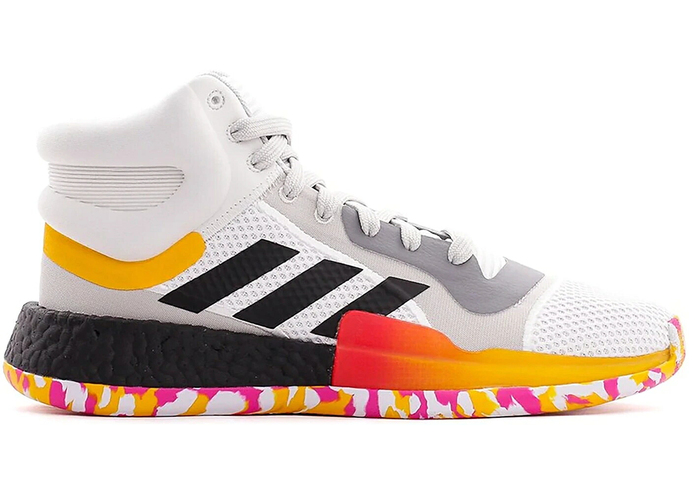 アディダス ブースト 白いこと 白いこと 黒いこと 黒いこと ゴールド 中核グループ スニーカー メンズ ADIDAS MARQUEE BOOST WHITE BLACK ACTIVE GOLD / CLOUD WHITE CORE BLACK ACTIVE スニーカー-メンズ靴