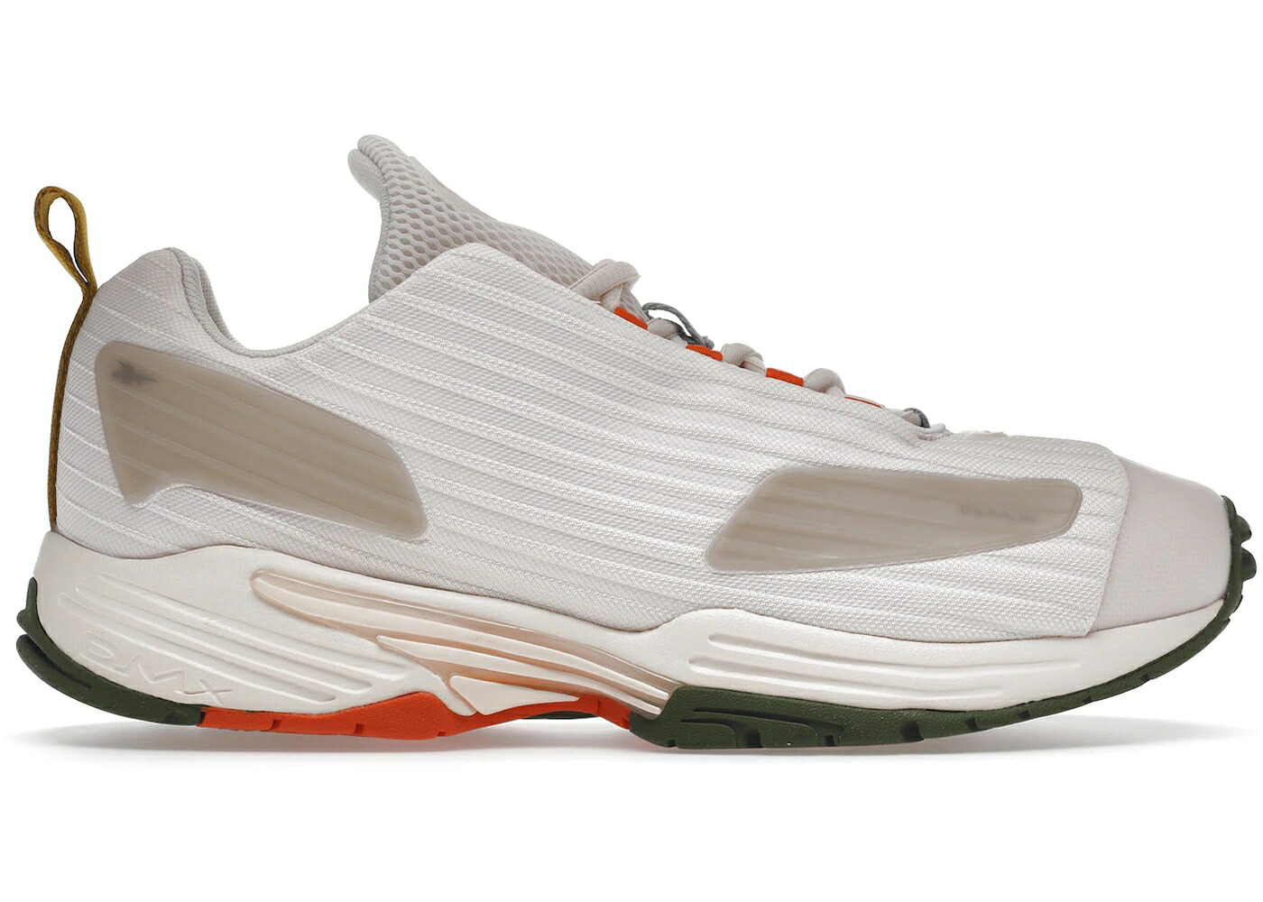 リーボック サクラ色 橙 オレンジ色 ワイルド 緑 緑であること スニーカー メンズ REEBOK DMX THRILL HYPEBAE / PALE PINK ORANGE DUSK WILD GREEN