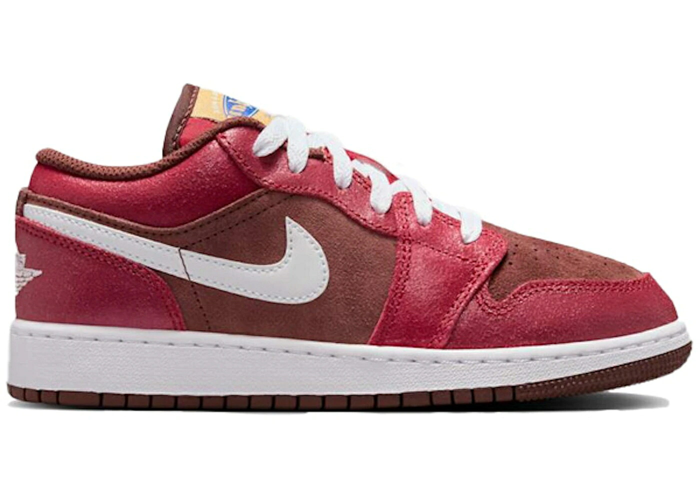 ナイキ ジョーダン チーム 赤 レッド ワイン色 バーガンディー ジュニア キッズ JORDAN 1 LOW BREAD BUTTER (GS) / TEAM RED BURGUNDY CRUSH ベビー マタニティ スニーカー