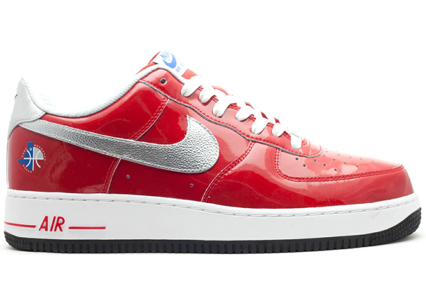 ナイキ 赤 赤いこと しろがね色 しろがね色 空軍 スニーカー メンズ NIKE AIR FORCE 1 LOW ALL-STAR RED (2010) / VARSITY RED METALLIC SILVER