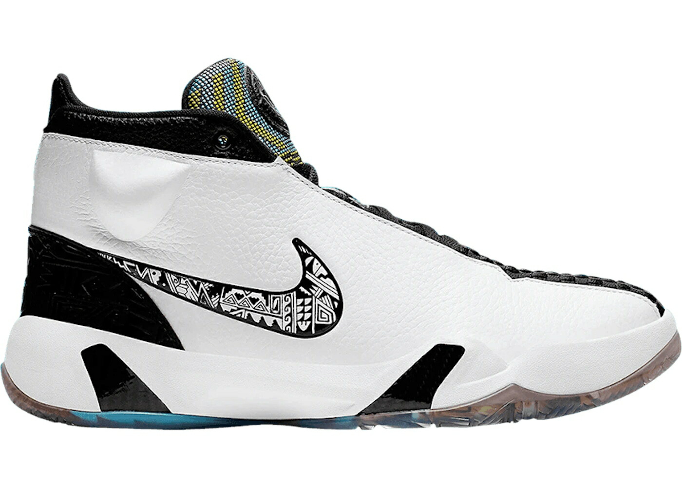ナイキ ズーム 白色 ホワイト 黒色 ブラック スニーカー メンズ NIKE ZOOM HERITAGE N7 (2019) / WHITE BLACK TURQUOISE MAIZE