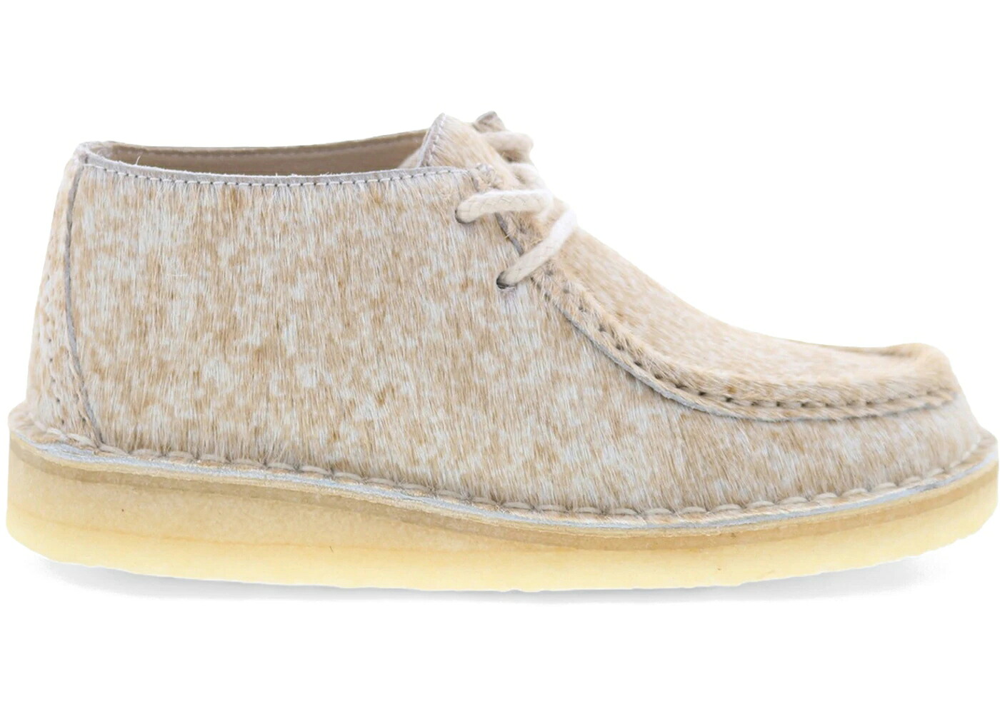 クラークス ベージュ WOMEN'S スニーカー レディース CLARKS DESERT NOMAD SPECKLED HAIR-ON (WOMEN'S) / BEIGE PEBBLE