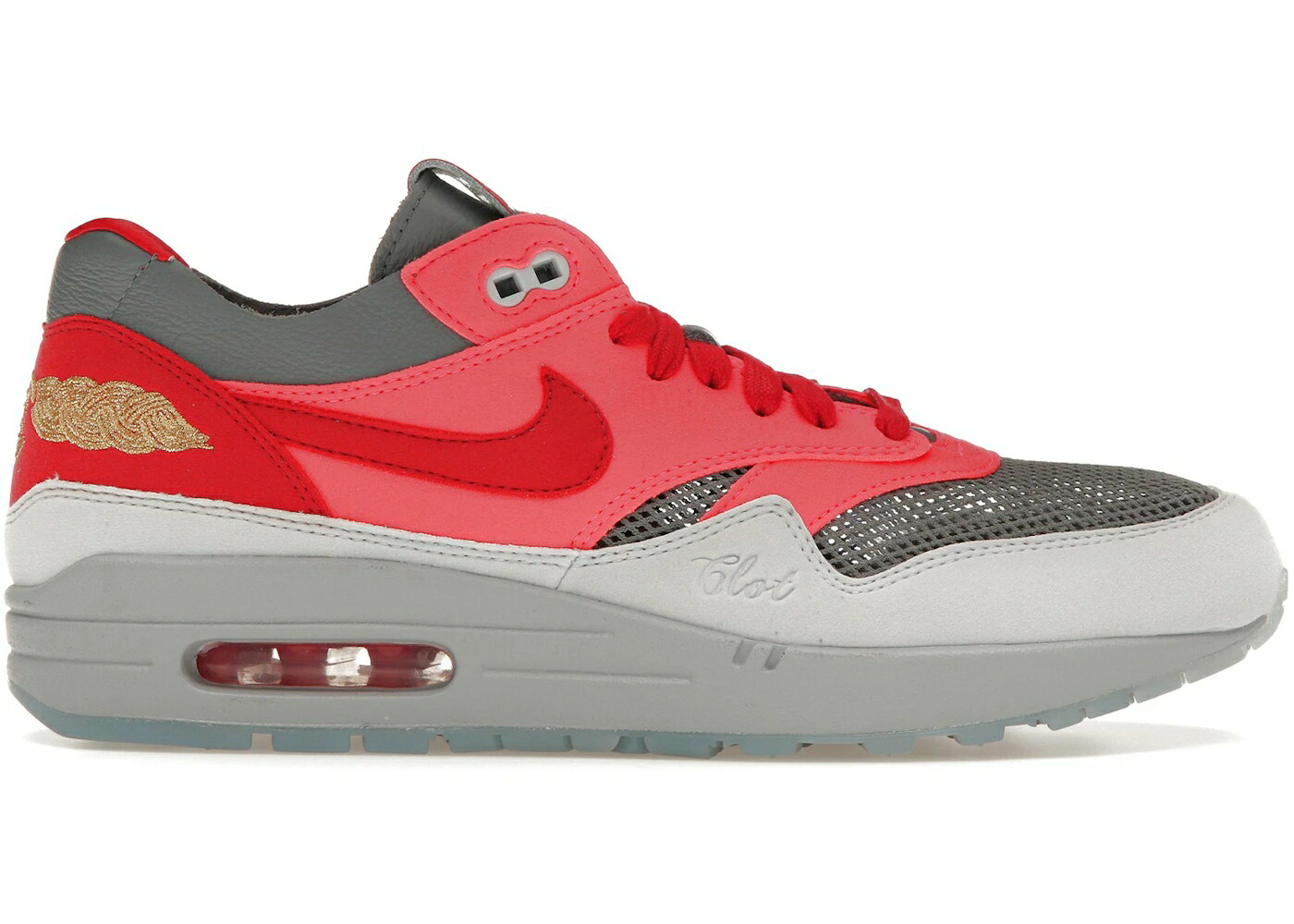 ナイキ マックス クロット 赤 レッド クール エアマックス スニーカー メンズ NIKE AIR MAX 1 CLOT KISS OF DEATH SOLAR RED (SPECIAL BOX) / SOLAR RED UNIVERSITY RED COOL