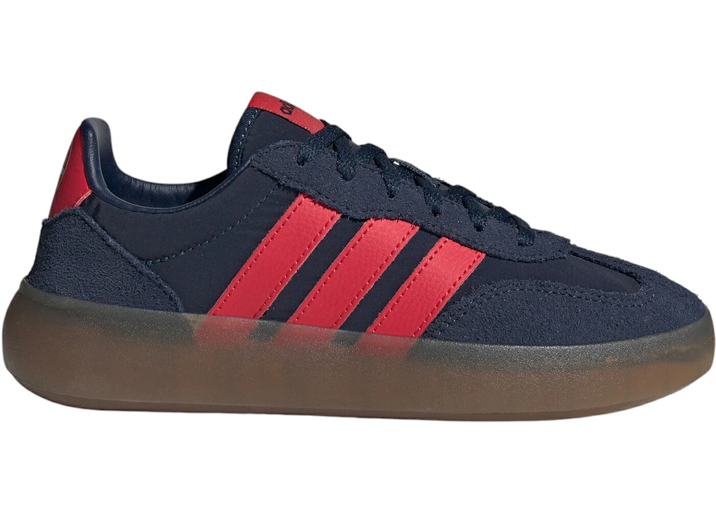 アディダス ナイト 藍色 インディゴ ピュア スニーカー ジュニア キッズ ADIDAS BARREDA DECODE ARSENAL (GS) / NIGHT INDIGO PURE RUBY GUM メンズ画像