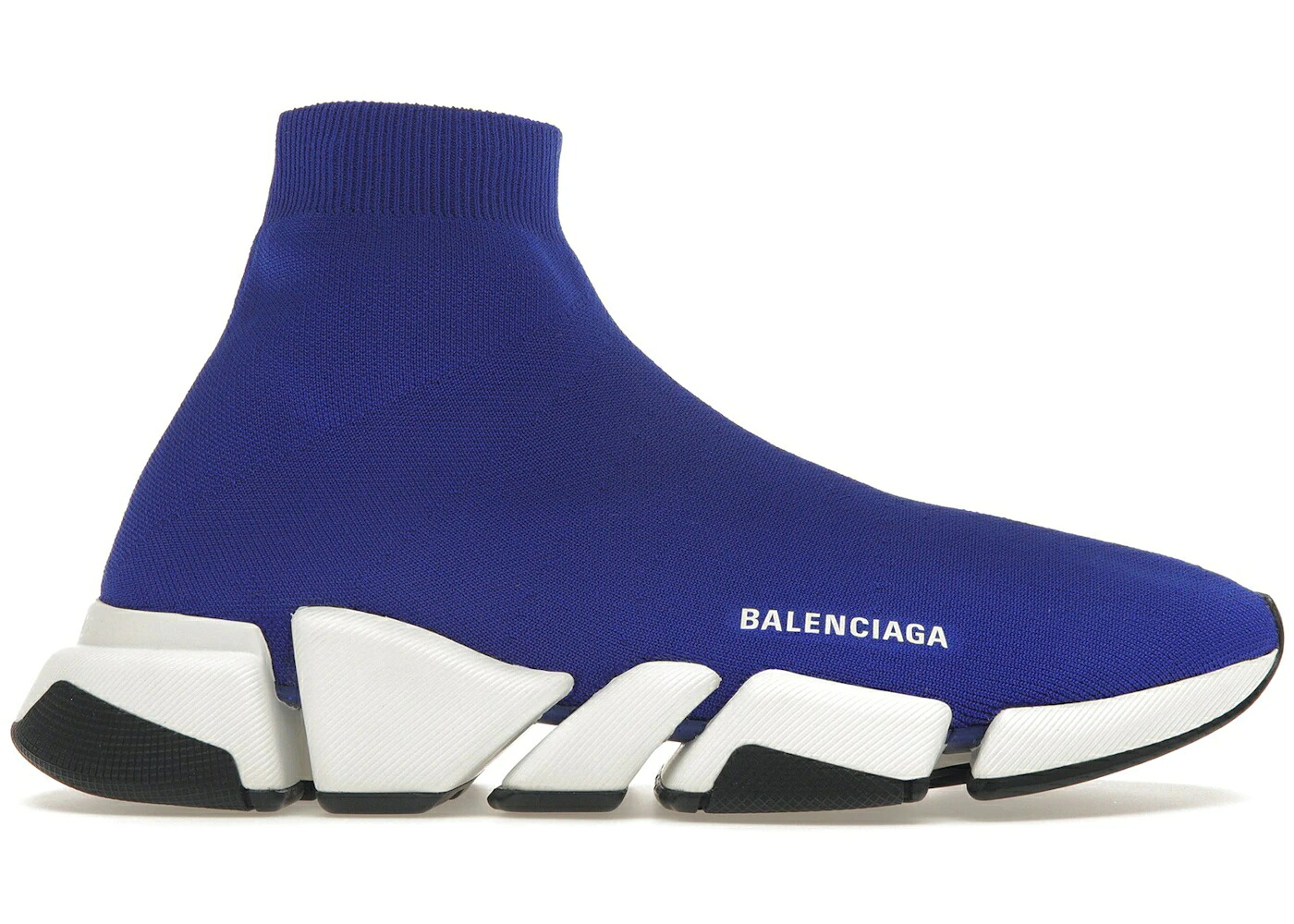 バレンシアガ スピード 青色 ブルー 白色 ホワイト 黒色 ブラック 2.0 スニーカー メンズ BALENCIAGA SPEED DARK BLUE WHITE BLACK / DARK BLUE WHITE BLACK