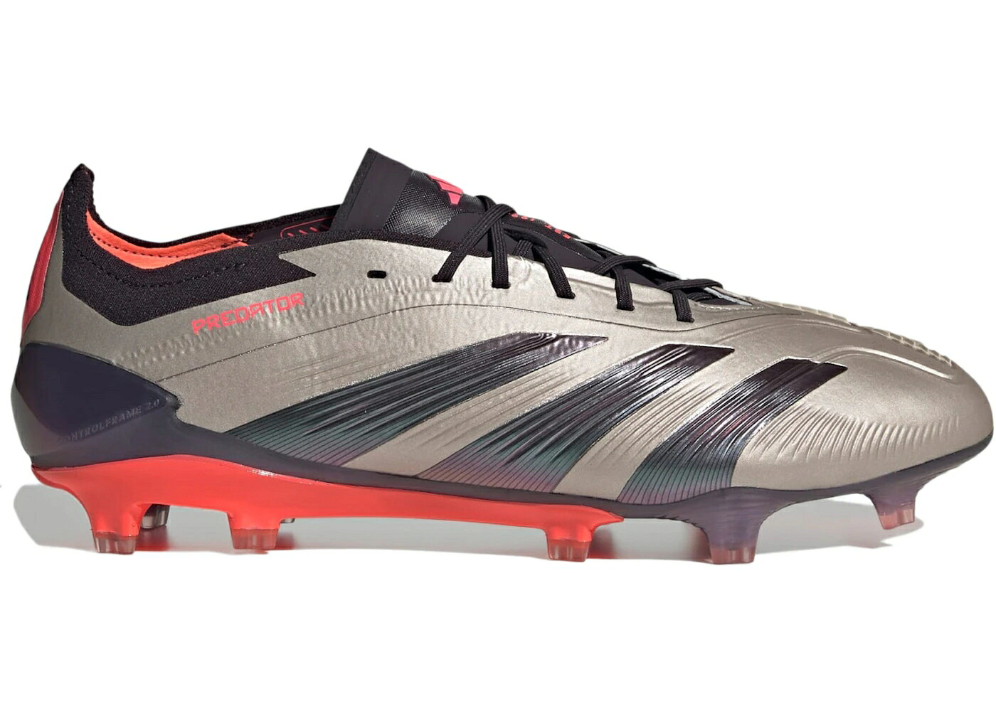 アディダス プレデター エリート プラチナム 黒いこと 黒いこと スニーカー メンズ ADIDAS PREDATOR ELITE FG VIVID HORIZON / PLATINUM METALLIC AURORA BLACK