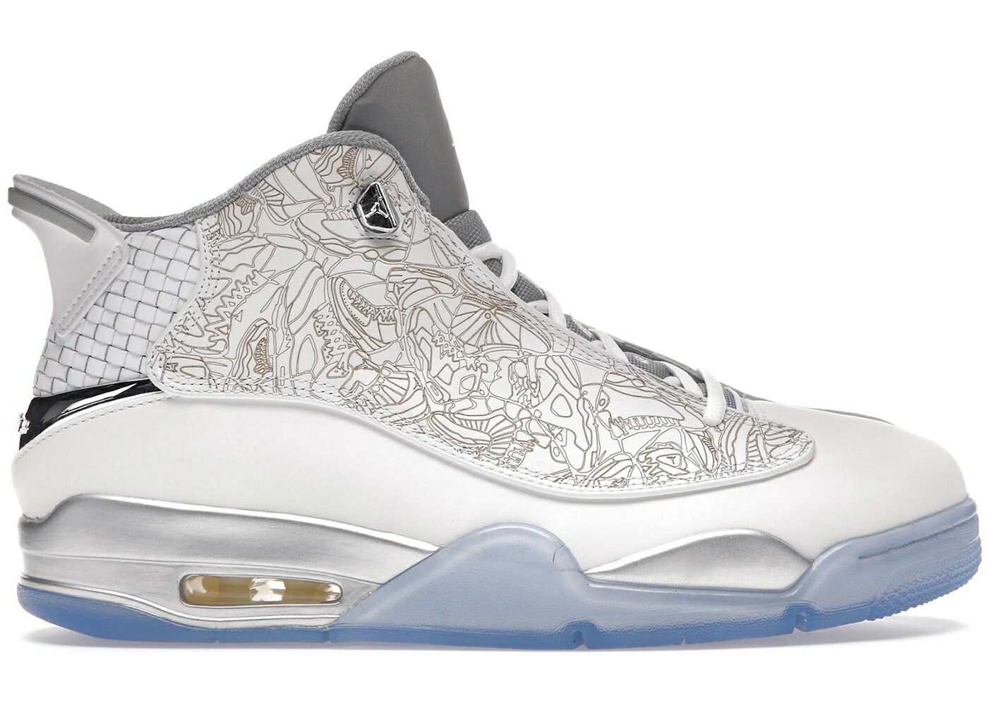 ナイキ ジョーダン ゼロ レーザー 白色 ホワイト 銀色 シルバー ダブゼロ スニーカー メンズ JORDAN DUB ZERO LASER / WHITE WHITE METALLIC SILVER