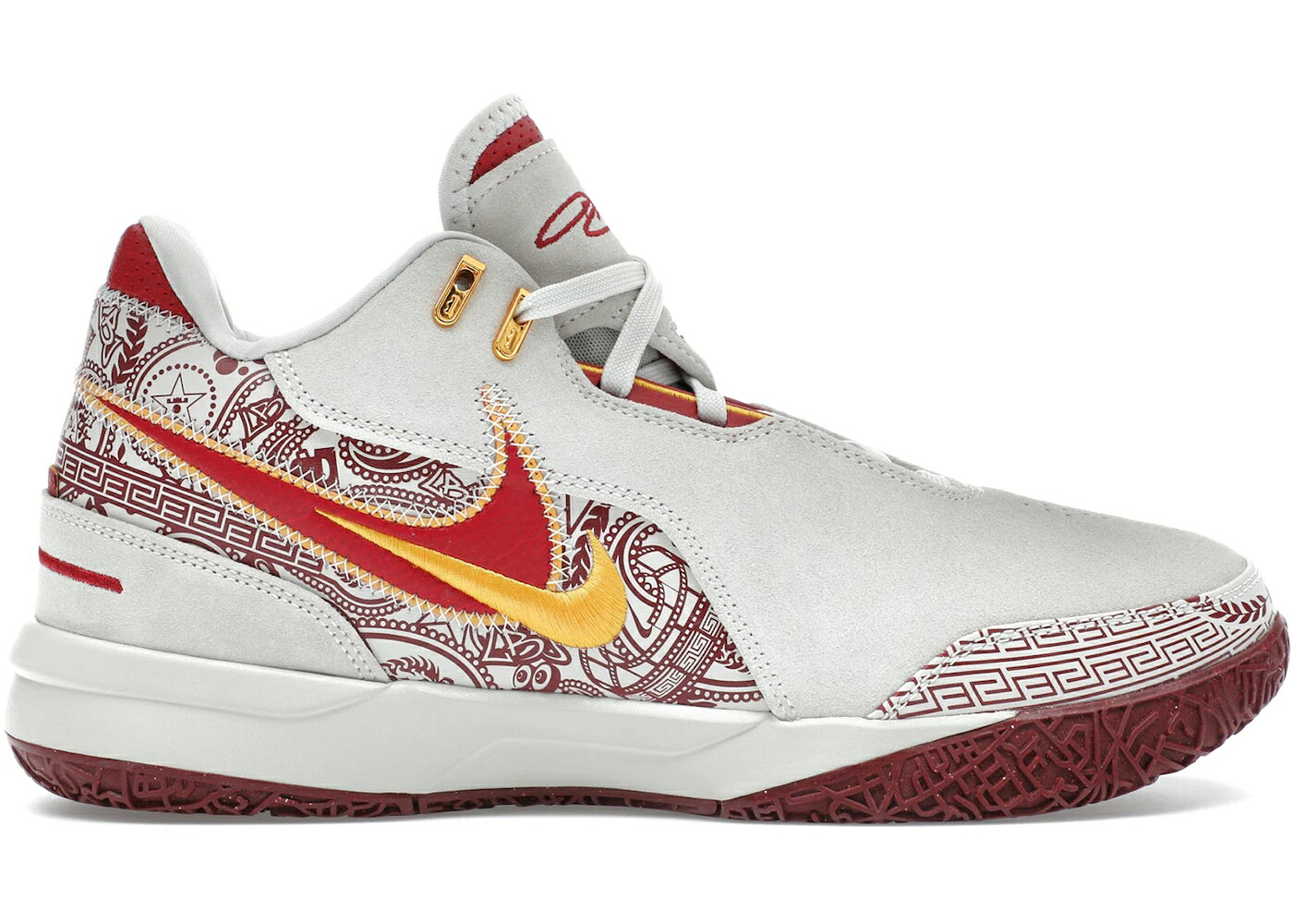 ナイキ レブロン サウスカルフォルニア ゴールド 野球クラブ スニーカー メンズ NIKE LEBRON NXXT GEN AMPD USC / LIGHT BONE UNIVERSITY GOLD TEAM