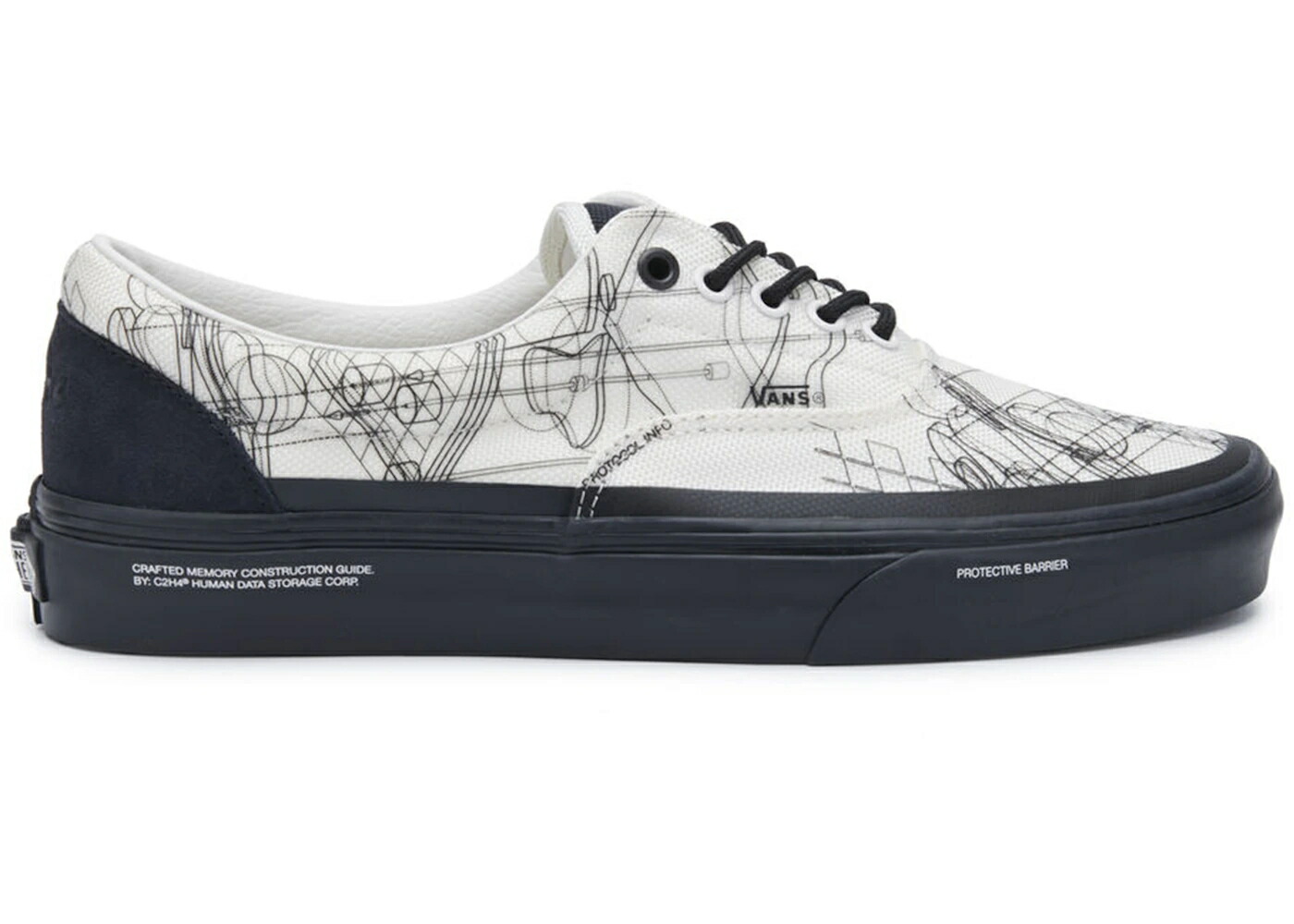 ヴァンズ バンズ アルファ 白色 ホワイト スニーカー メンズ VANS ERA C2H4 VIRTUAL REALITY ALPHA / WHITE ASYLUM PHANTOM