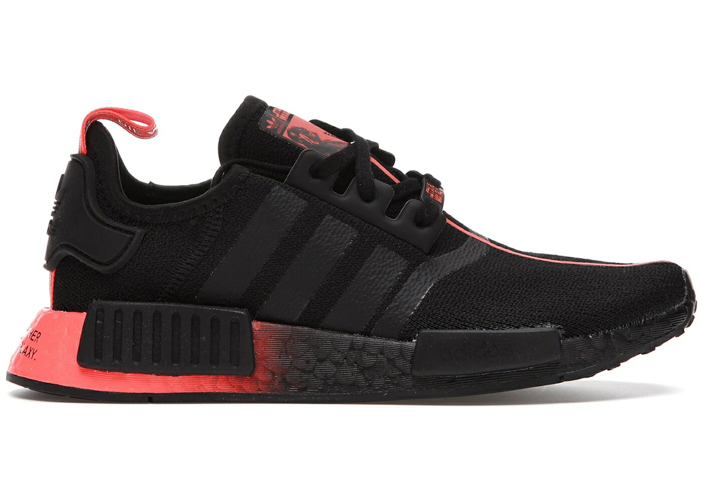 アディダス コア 黒色 ブラック 赤 レッド スターウォーズ ジュニア キッズ ADIDAS NMD R1 STAR WARS DARTH VADER (GS) / CORE BLACK CORE BLACK SOLAR RED ベビー マタニティ スニーカー|スニケス