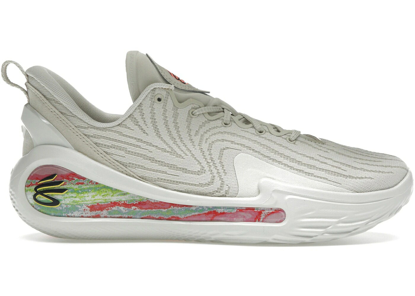 カリー 流通受け答え ベージュ 白いこと 白いこと アンダーアーマー スニーカー メンズ UNDER ARMOUR UNDER ARMOUR CURRY FLOW 12 STRN / BEIGE WHITE スニーカー-靴