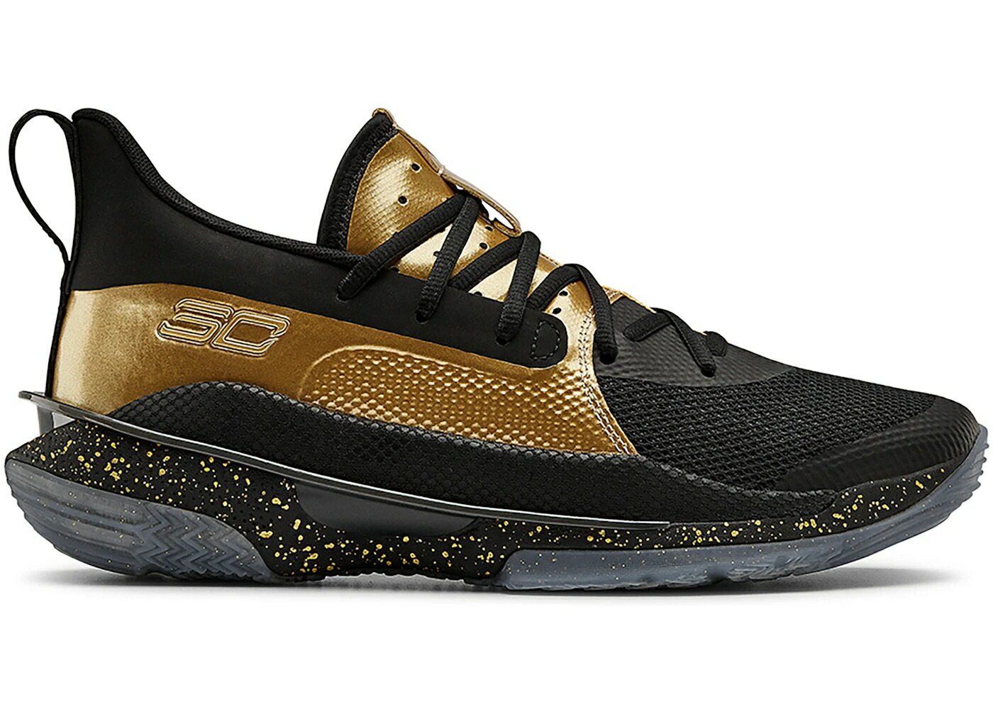 カリー 黒色 ブラック ゴールド アンダーアーマー スニーカー メンズ UNDER ARMOUR UNDER ARMOUR CURRY 7 EARN IT / BLACK GOLD