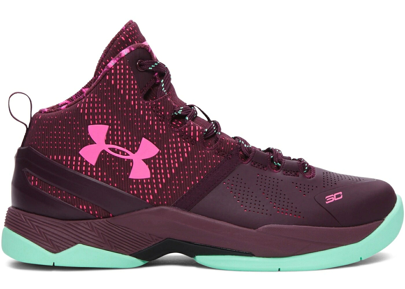 カリー 黒色 ブラック マルーン ピンク アンダーアーマー ジュニア キッズ UNDER ARMOUR CURRY 2 BLACK HISTORY MONTH (GS) / DARK MAROON ANTIFREEZE MOJO PINK ベビー マタニティ スニーカー