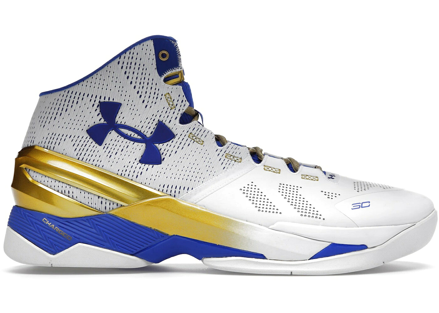 カリー ゴールド リング 白色 ホワイト チーム アンダーアーマー スニーカー メンズ UNDER ARMOUR UNDER ARMOUR CURRY 2 GOLD RINGS / WHITE METALLIC GOLD TEAM ROYAL|スニケス