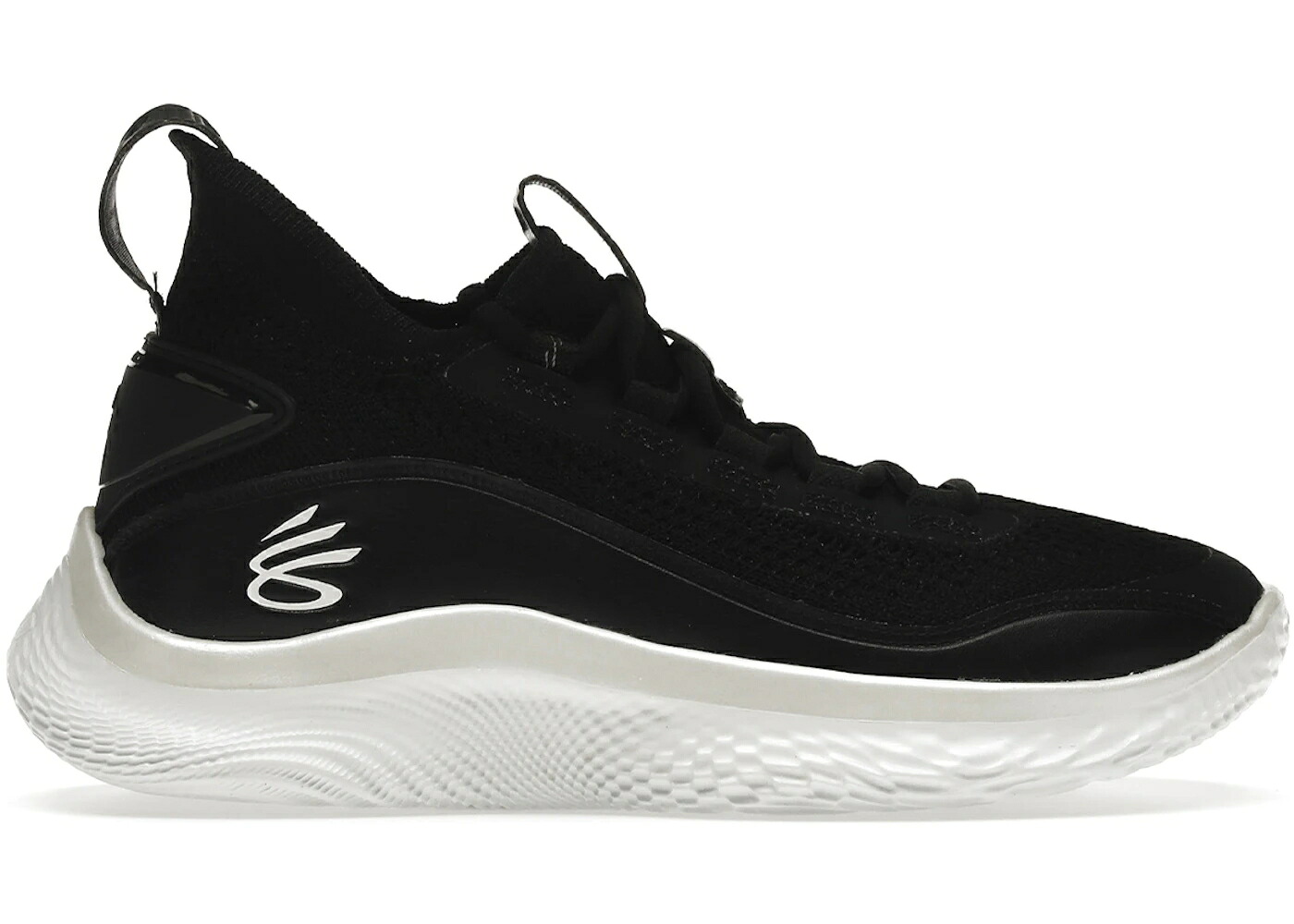 カリー フローレス 黒色 ブラック 白色 ホワイト アンダーアーマー ジュニア キッズ UNDER ARMOUR UNDER ARMOUR CURRY FLOW 8 BLACK WHITE (GS) / BLACK WHITE BLACK ベビー マタニティ スニーカー|スニケス