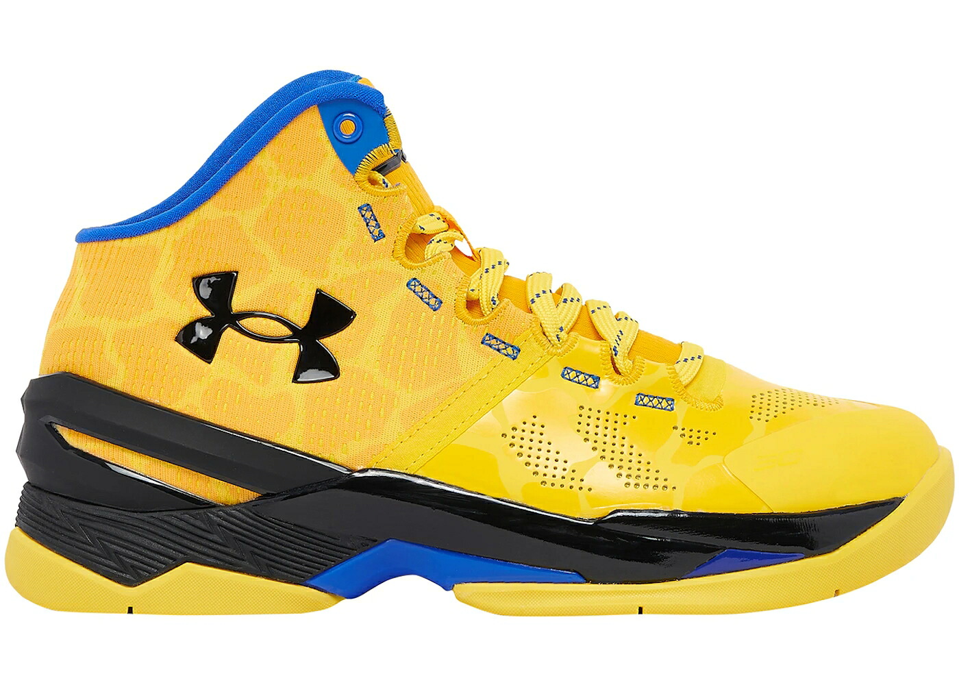 カリー ゴールド アンダーアーマー ジュニア キッズ UNDER ARMOUR UNDER ARMOUR CURRY 2 RETRO DOUBLE BANG (GS) / STEELTOWN GOLD TAXI ベビー マタニティ スニーカー｜スニケス