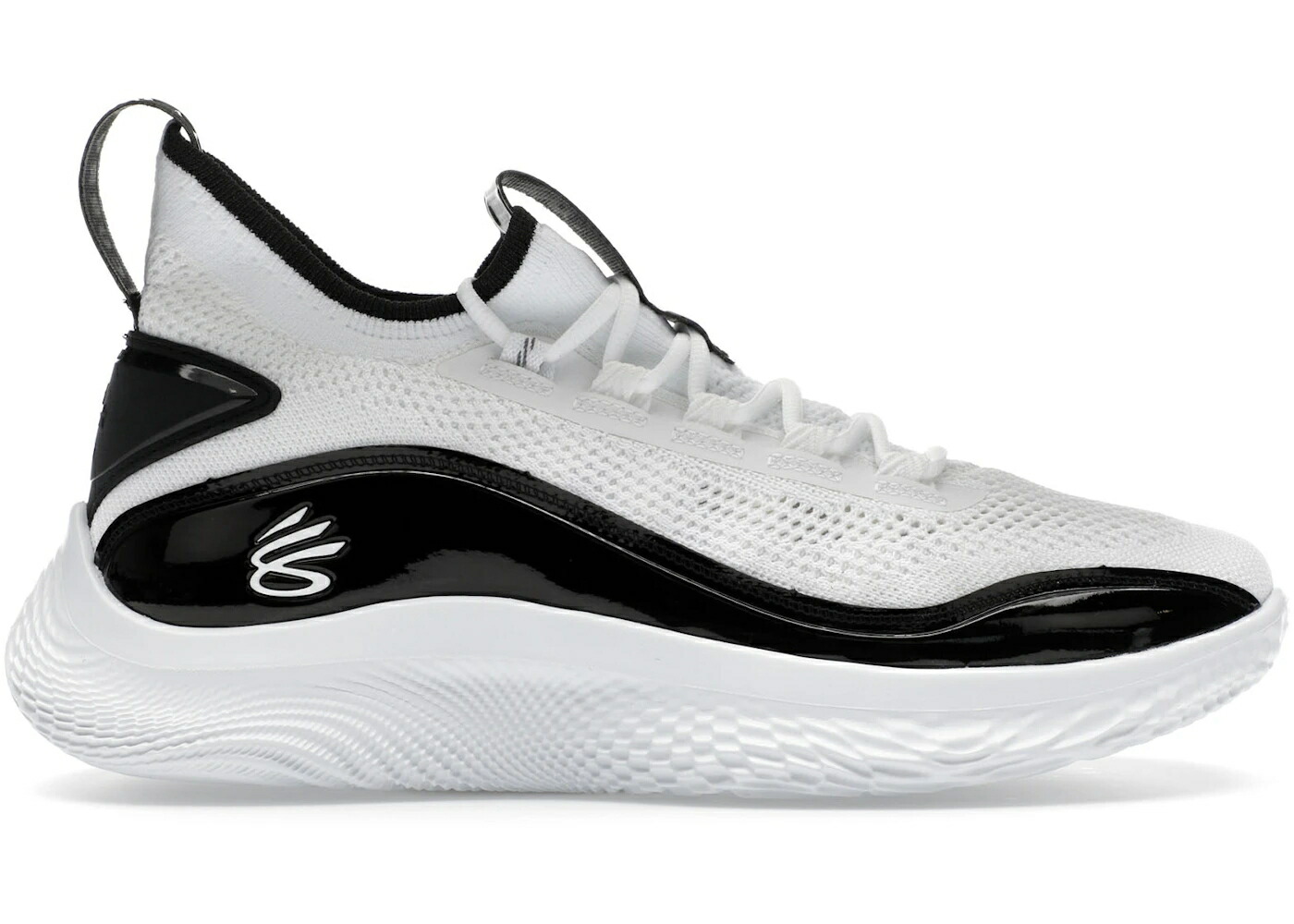 カリー フローレス 白色 ホワイト 黒色 ブラック アンダーアーマー スニーカー メンズ UNDER ARMOUR UNDER ARMOUR CURRY FLOW 8 NM WHITE BLACK / WHITE BLACK