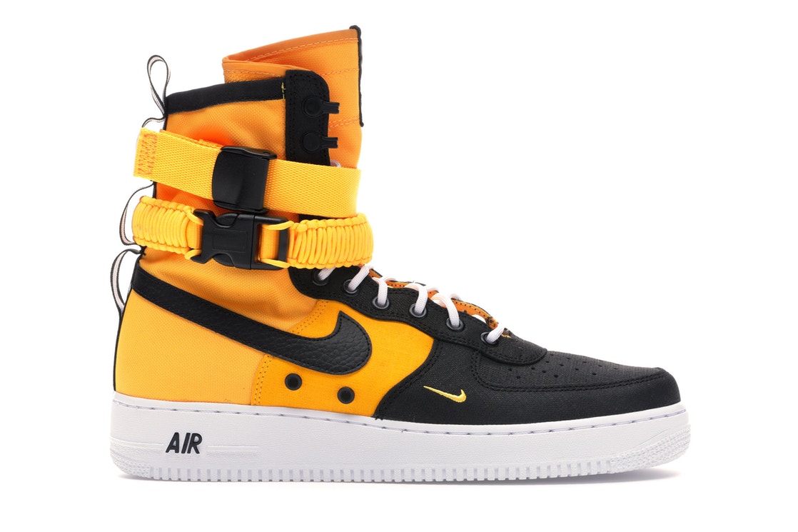 high top air force ones orange
