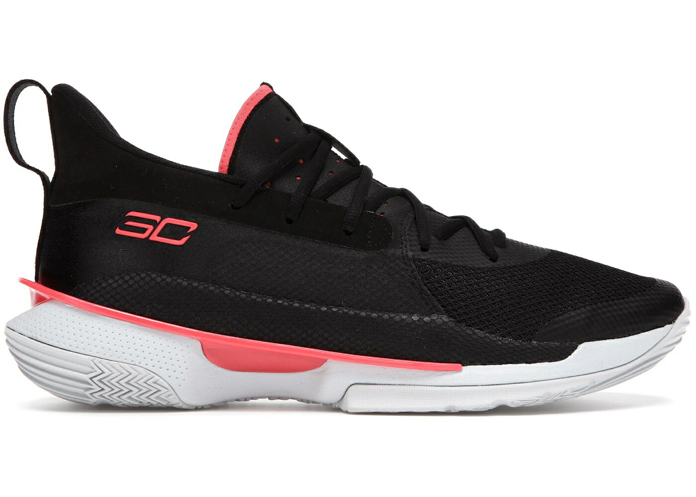 カリー 赤 レッド 黒色 ブラック 灰色 グレー グレイ アンダーアーマー スニーカー メンズ UNDER ARMOUR UNDER ARMOUR CURRY 7 BETA RED / BLACK PITCH GRAY BETA RED