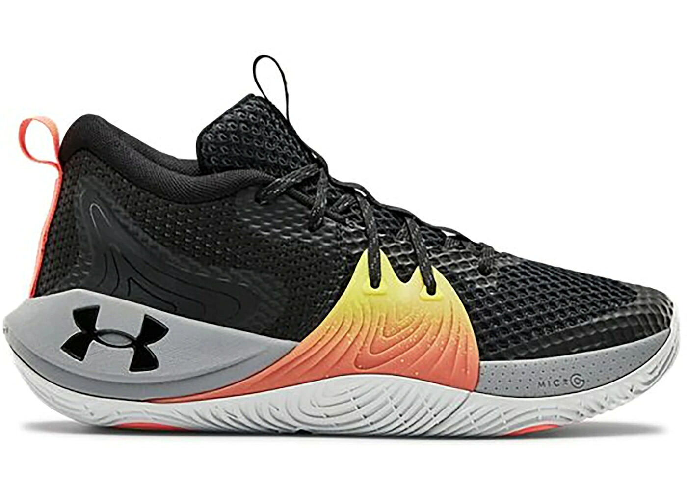 黒いこと 黒いこと しろがね色 スチール写真 アンダーアーマー スニーカー メンズ UNDER ARMOUR UNDER ARMOUR EMBIID ONE ORIGIN / BLACK STEEL BLACK