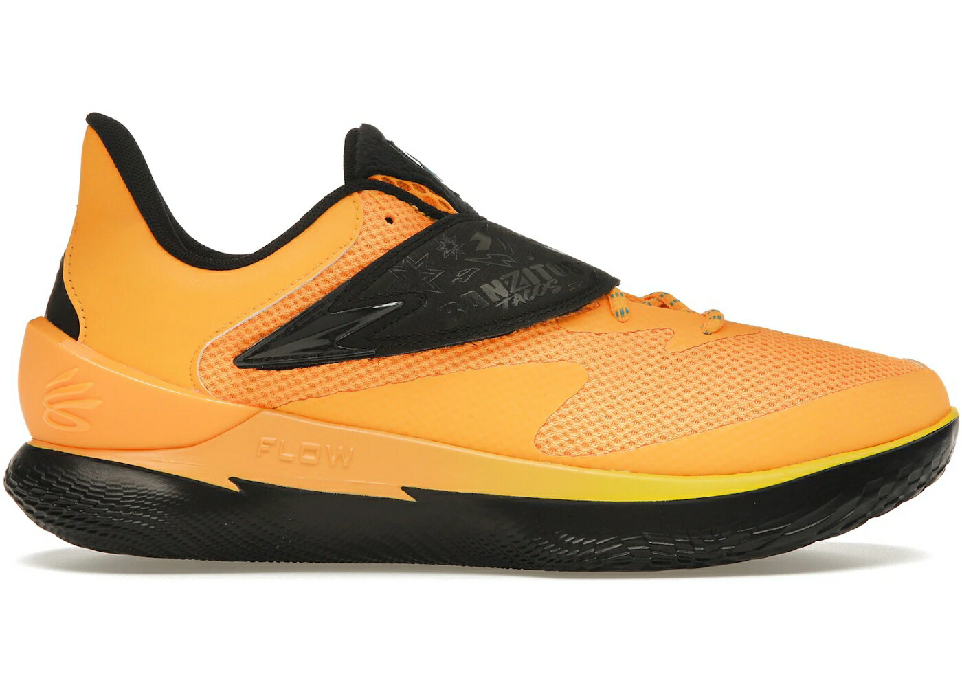 カリー フォックス 黄色 イエロー 橙 オレンジ 青色 ブルー 黒色 ブラック アンダーアーマー BANZITO スニーカー メンズ UNDER ARMOUR UNDER ARMOUR CURRY FOX 1 TACOS / YELLOW ORANGE BLUE BLACK