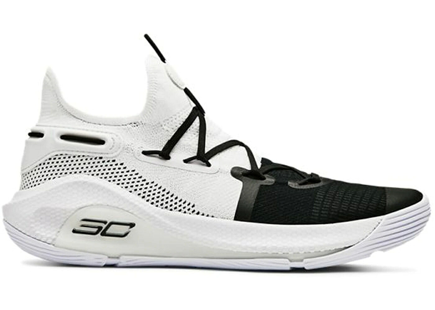 カリー 白色 ホワイト 黒色 ブラック アンダーアーマー スニーカー メンズ UNDER ARMOUR UNDER ARMOUR CURRY 6 WORKING ON EXCELLENCE / WHITE BLACK|スニケス