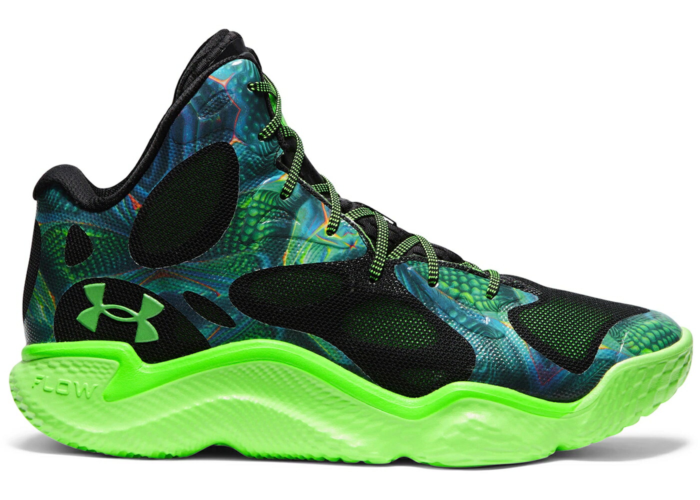 カリー 緑 緑であること 黒いこと 黒いこと アンダーアーマー スニーカー メンズ UNDER ARMOUR UNDER ARMOUR CURRY SPAWN FLOTRO EXTRATERRESTRIAL / HYPER GREEN BLACK 靴-メンズ靴-スニーカー