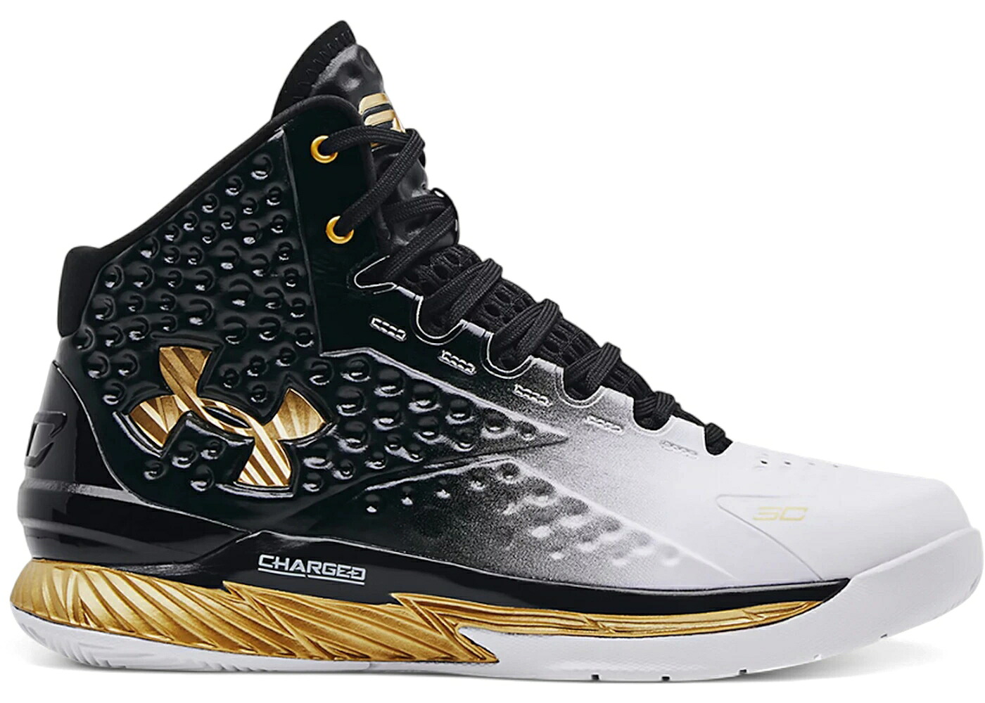カリー 黒いこと 黒いこと ゴールド アンダーアーマー スニーカー メンズ UNDER ARMOUR UNDER ARMOUR CURRY 1 MVP (2022) / BLACK GOLD