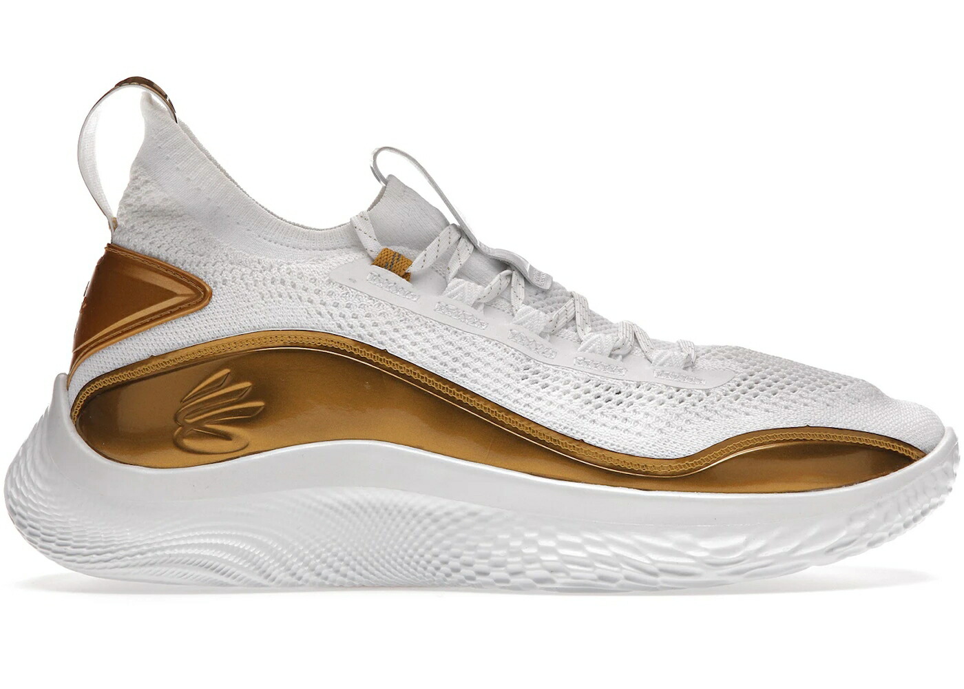 カリー フローレス 白色 ホワイト ゴールド アンダーアーマー スニーカー メンズ UNDER ARMOUR UNDER ARMOUR CURRY FLOW 8 GOLDEN / WHITE METALLIC GOLD