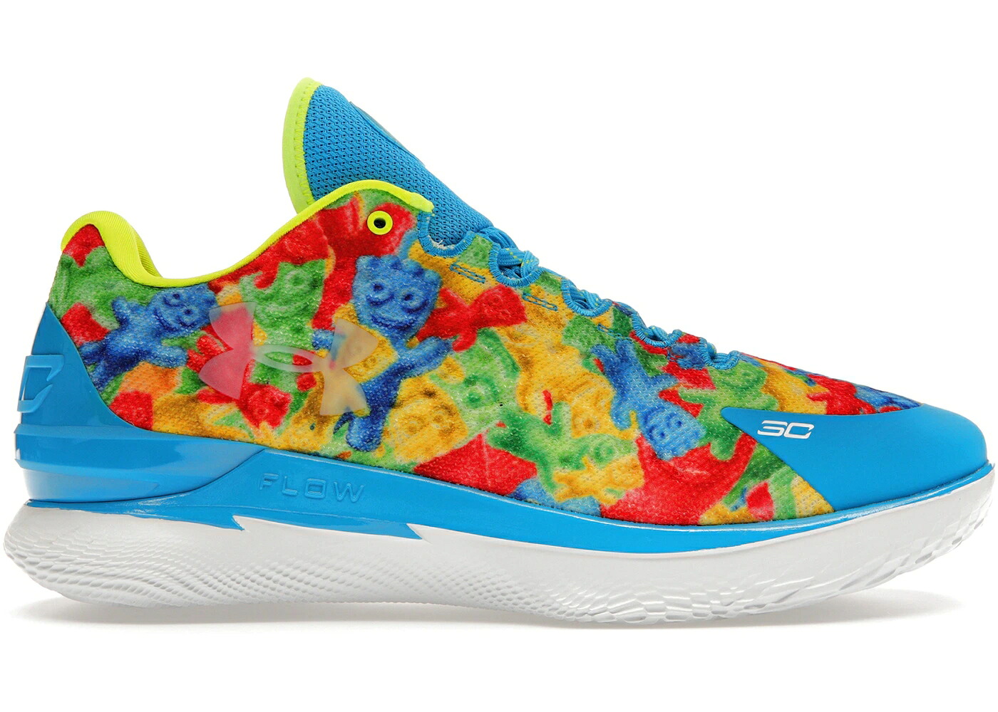 カリー 白いこと 白いこと アンダーアーマー スニーカー メンズ UNDER ARMOUR UNDER ARMOUR CURRY 1 LOW FLOTRO SOUR PATCH KIDS / CAPRI WHITE スニーカー-メンズ靴