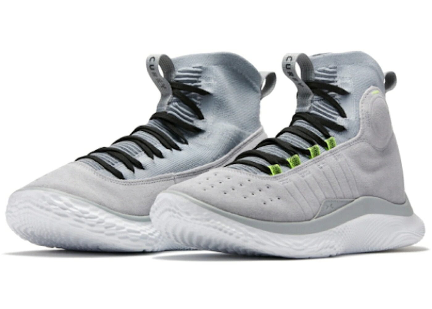 カリー 薄墨色 薄墨色 白いこと 白いこと アンダーアーマー スニーカー メンズ UNDER ARMOUR UNDER ARMOUR CURRY 4 FLOTRO GREY / GREY WHITE NEON