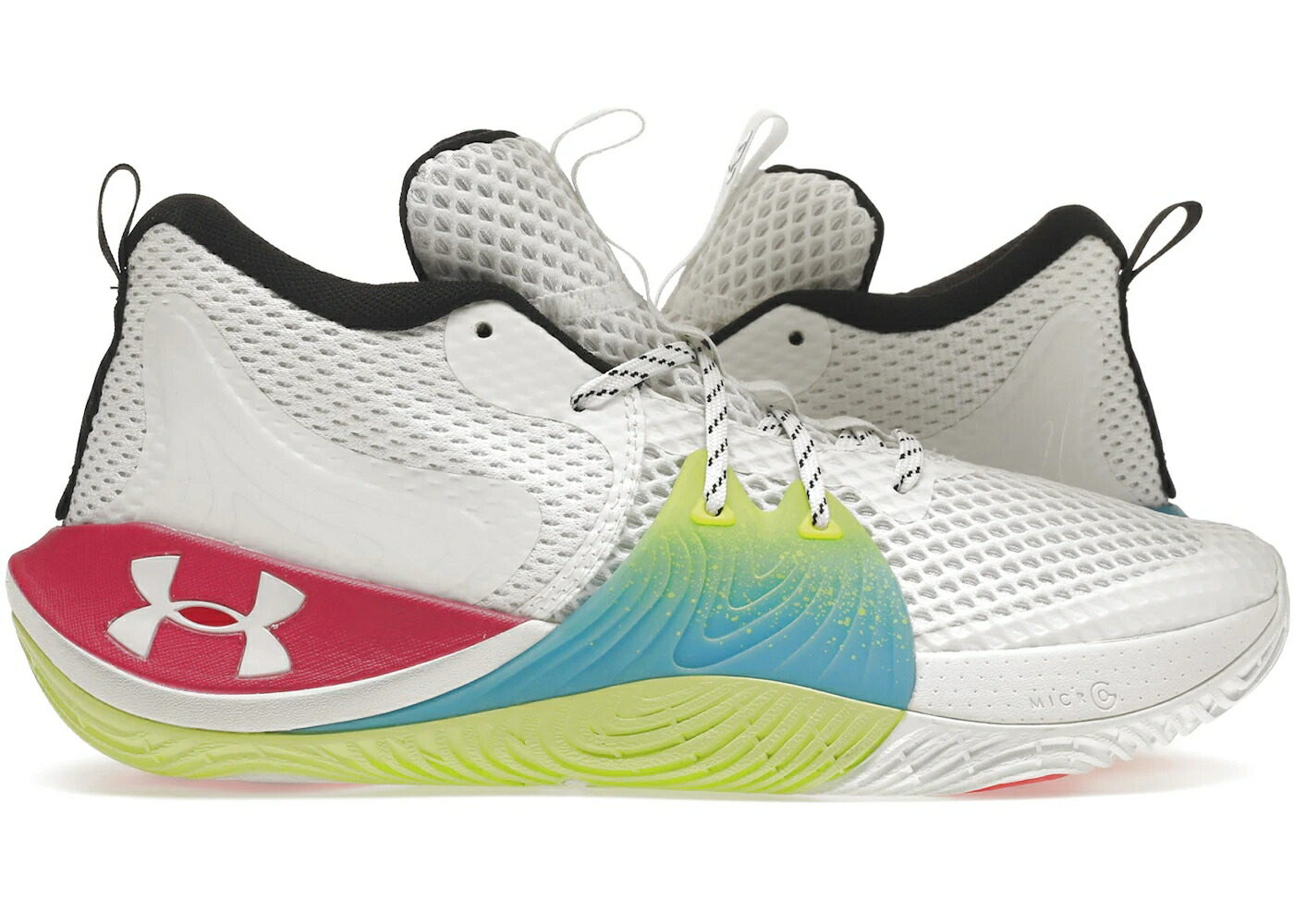 白色 ホワイト 黒色 ブラック アンダーアーマー スニーカー メンズ UNDER ARMOUR UNDER ARMOUR EMBIID ONE WHITE MULTICOLOR / WHITE MULTICOLOR BLACK