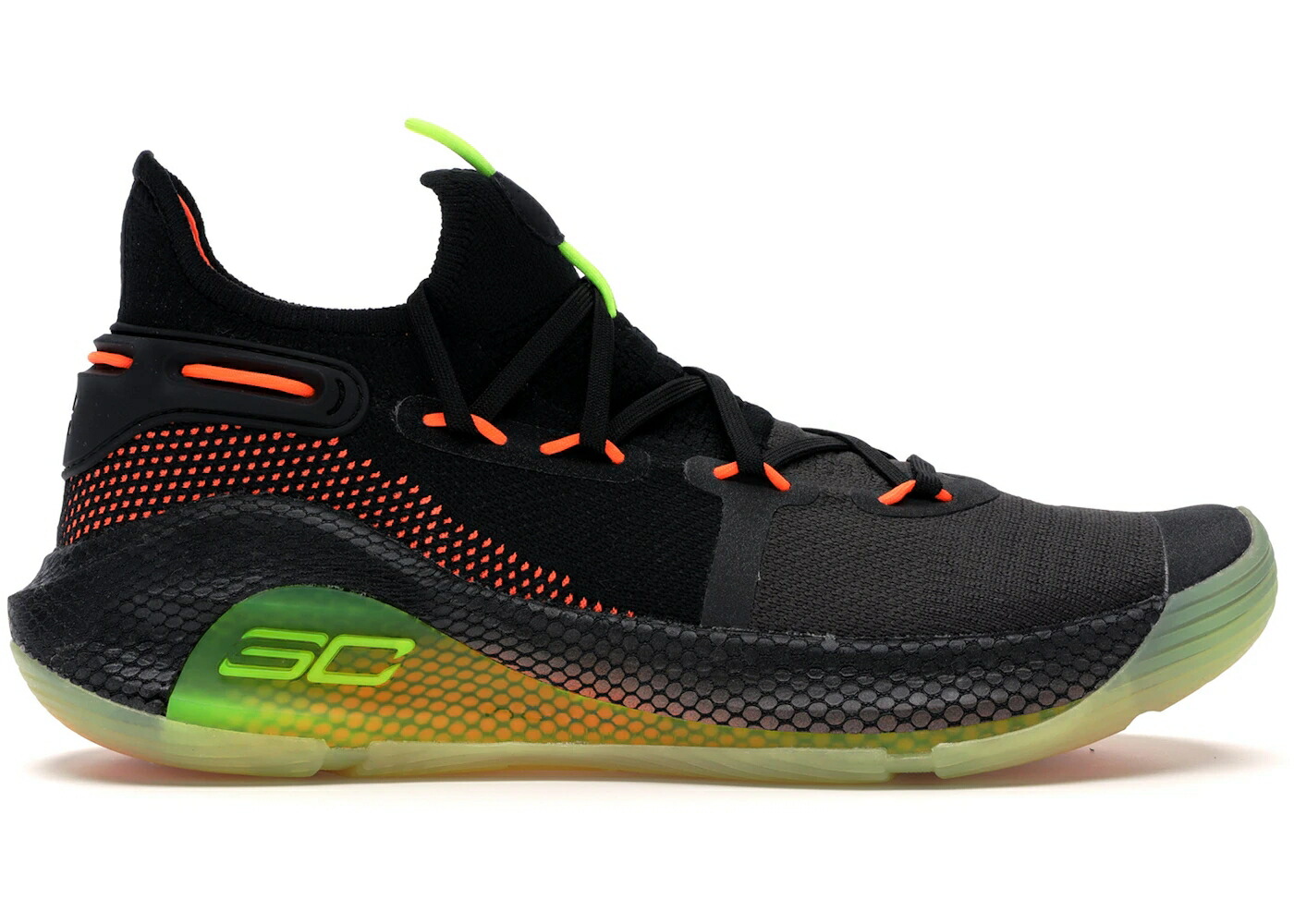 カリー フォックス 黒色 ブラック ハイ 黄色 イエロー アンダーアーマー スニーカー メンズ UNDER ARMOUR UNDER ARMOUR CURRY 6 FOX THEATRE / BLACK HIGH VIS YELLOW