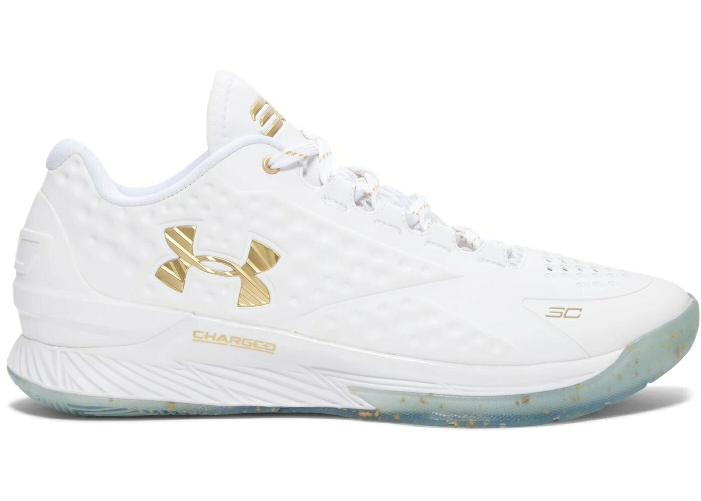 カリー 白いこと 白いこと ゴールド アンダーアーマー スニーカー メンズ UNDER ARMOUR UA CURRY 1 LOW CHAMPIONSHIP / WHITE WHITE GOLD