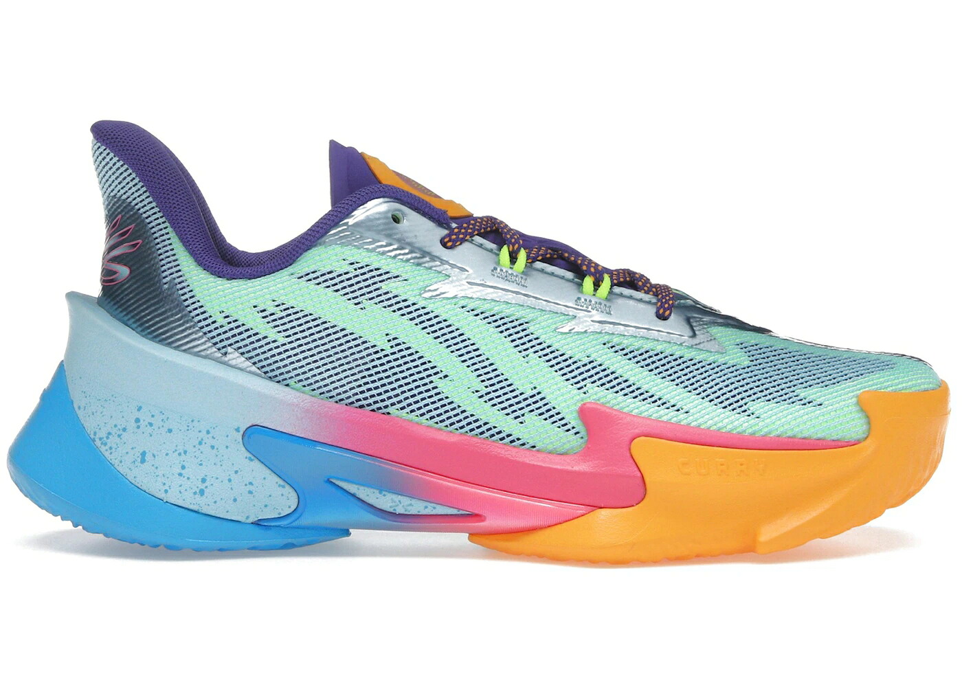 カリー 続きもの アンダーアーマー スニーカー メンズ UNDER ARMOUR UNDER ARMOUR CURRY SERIES 7 COTTON CANDY / MULTI COLOR MULTI COLOR