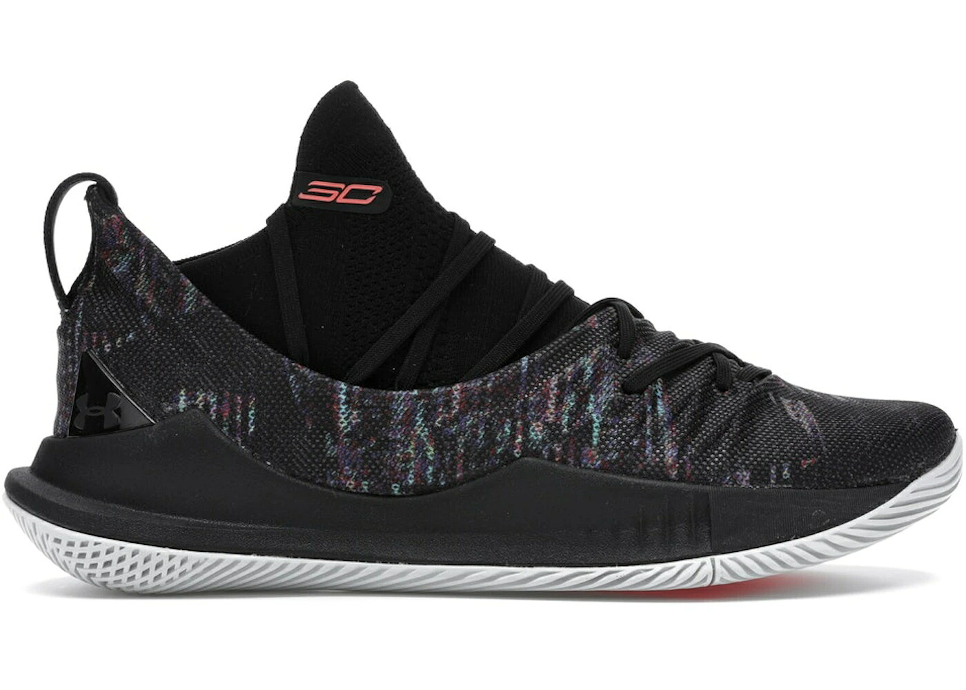 カリー 黒色 ブラック アンダーアーマー スニーカー メンズ UNDER ARMOUR UNDER ARMOUR CURRY 5 BLACK MULTI-COLOR / BLACK MULTI
