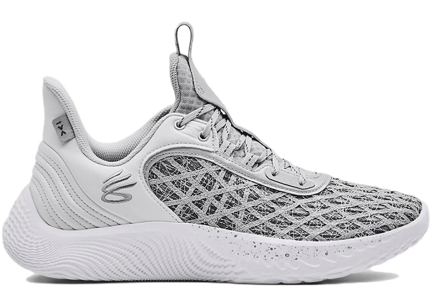 カリー フローレス チーム 白色 ホワイト 灰色 グレー アンダーアーマー スニーカー メンズ UNDER ARMOUR UNDER ARMOUR CURRY FLOW 9 TEAM WHITE MOD GREY / WHITE MOD GREY