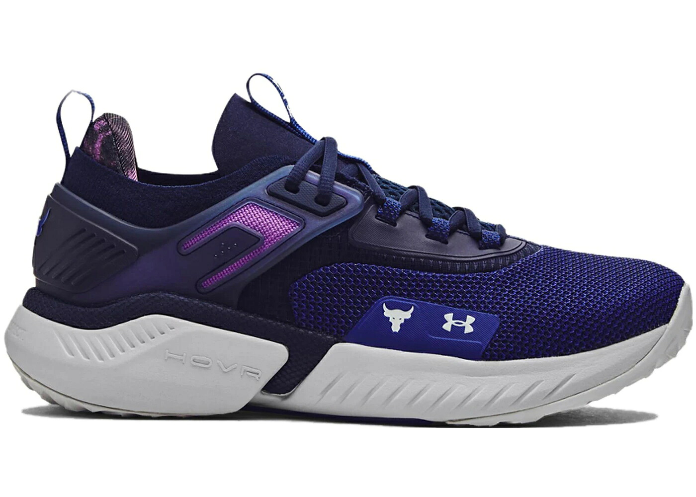 青碧 青色 紺色 米国海軍 アンダーアーマー スニーカー メンズ UNDER ARMOUR UNDER ARMOUR PROJECT ROCK 5 DISRUPT BAUHAUS BLUE MIDNIGHT NAVY / BAUHAUS BLUE MIDNIGHT NAVY スニーカー-靴