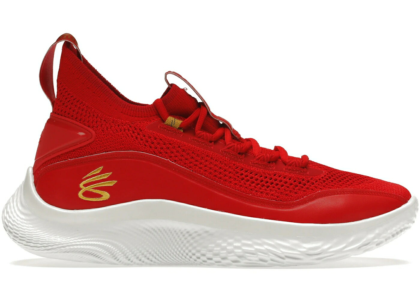 カリー フローレス 赤 レッド ゴールド 白色 ホワイト アンダーアーマー スニーカー メンズ UNDER ARMOUR UNDER ARMOUR CURRY FLOW 8 CHINESE NEW YEAR / RED GOLD WHITE